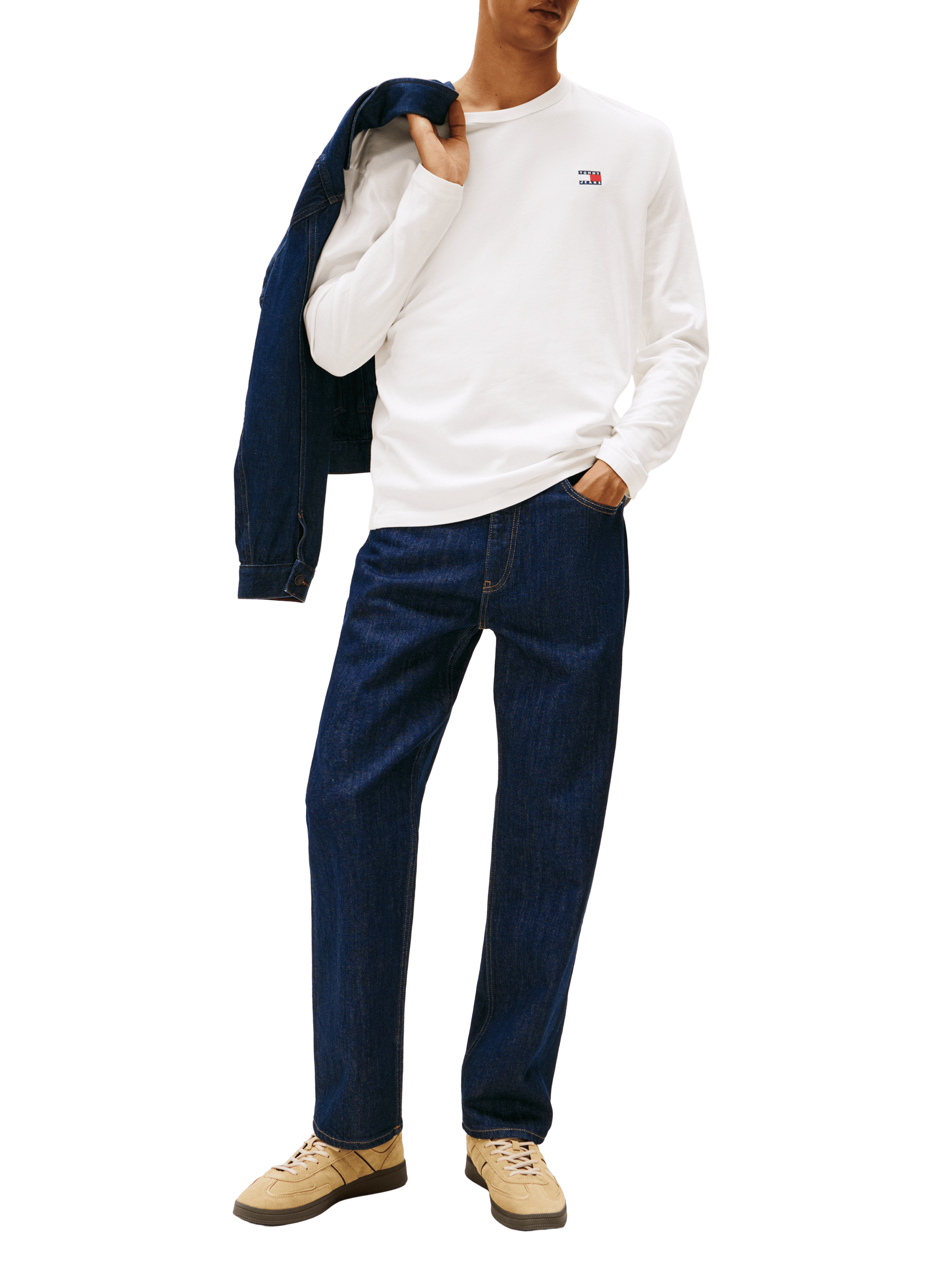 Long sleeve T-shirt TOMMY HILFIGER White