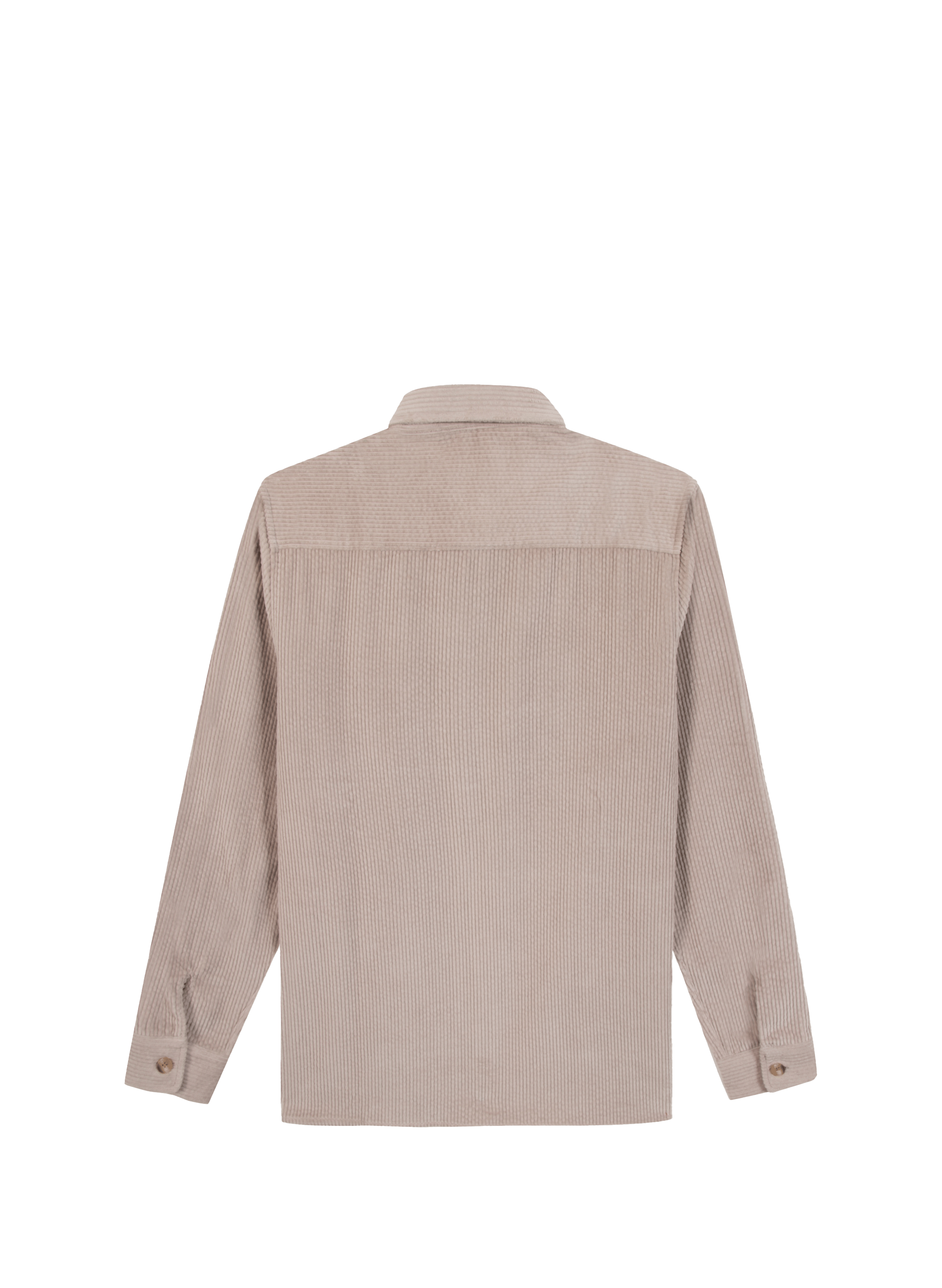 Surchemise Monge en velours côtelé de coton MAISON LABICHE Gris