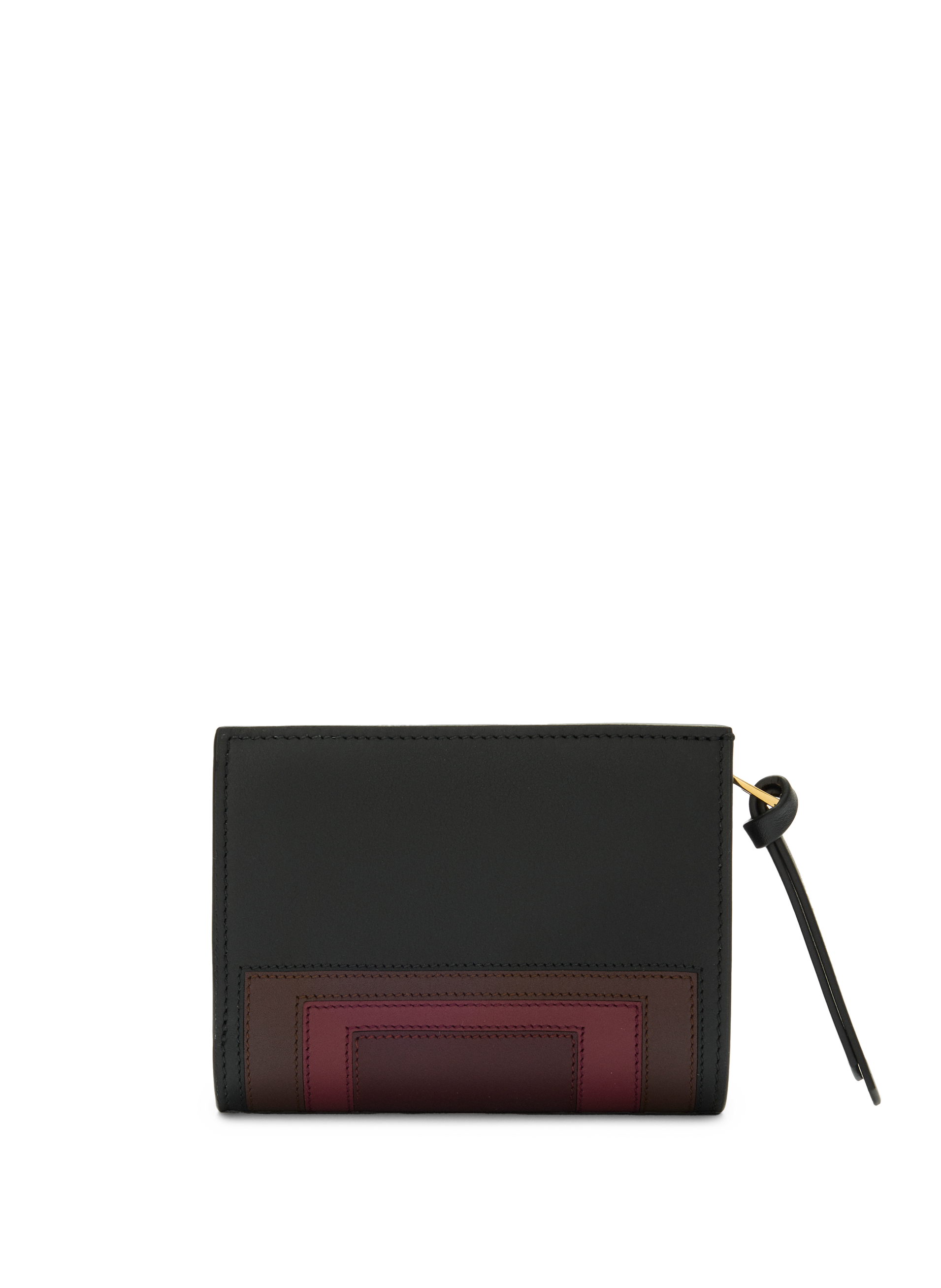 Compact calfskin nappa leather wallet - LOEWE x Albers LOEWE Black