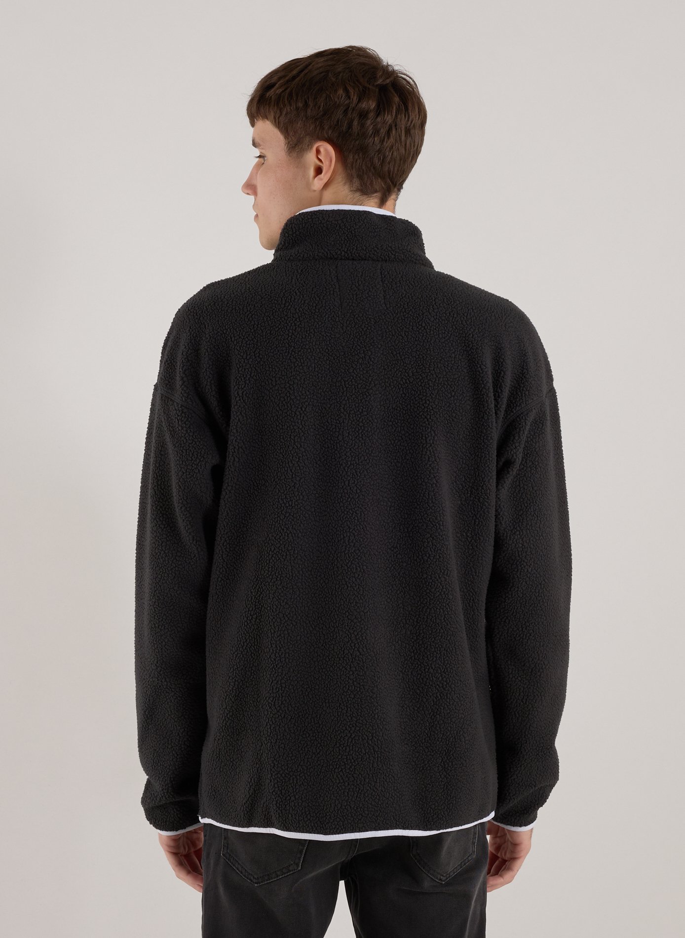 Sweatshirt shearling col montant  COLUMBIA Noir