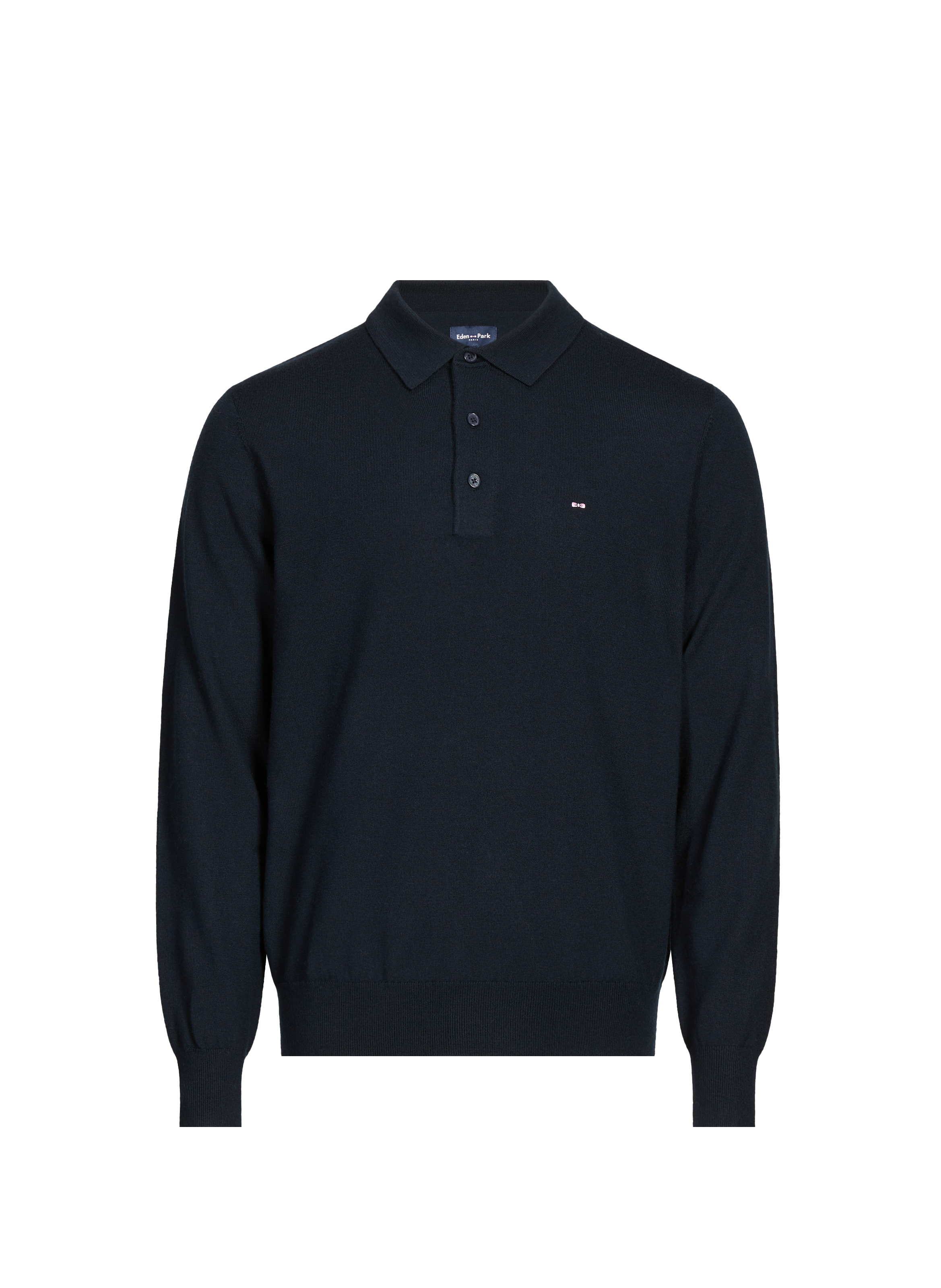 EDEN PARK Wool polo neck sweater Blue