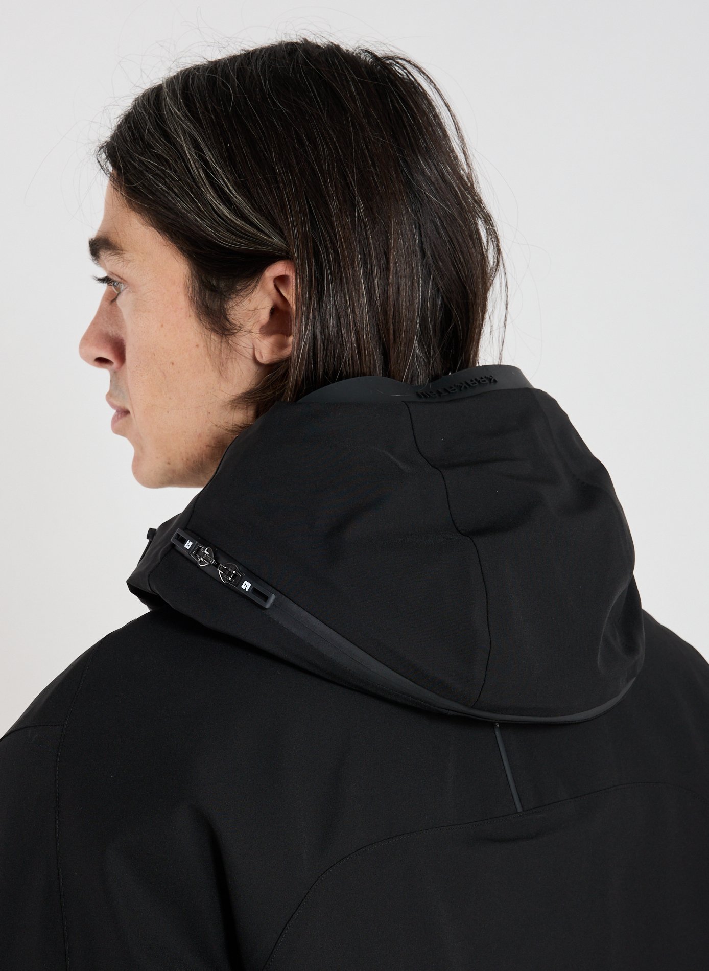 Parka with removable lining and hood KRAKATAU Black