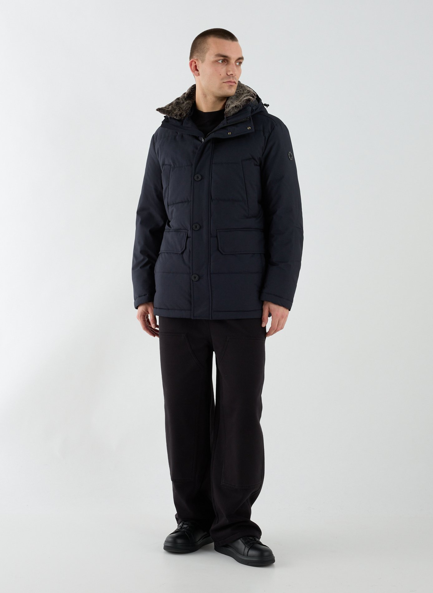 Plaza 3.0 Quilted Hooded Jacket STRELLSON Blue