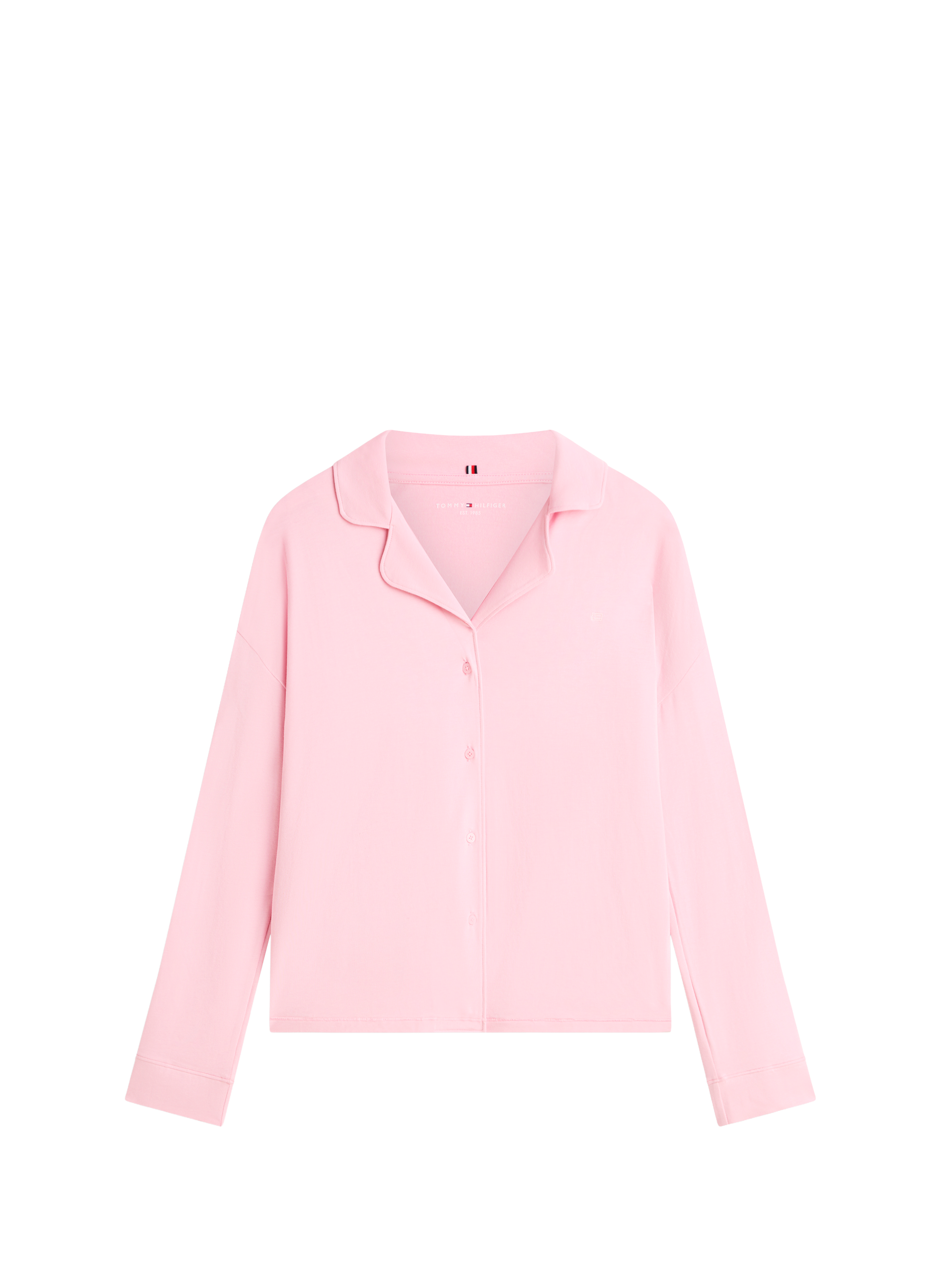 Cotton blend pajama shirt TOMMY HILFIGER Pink