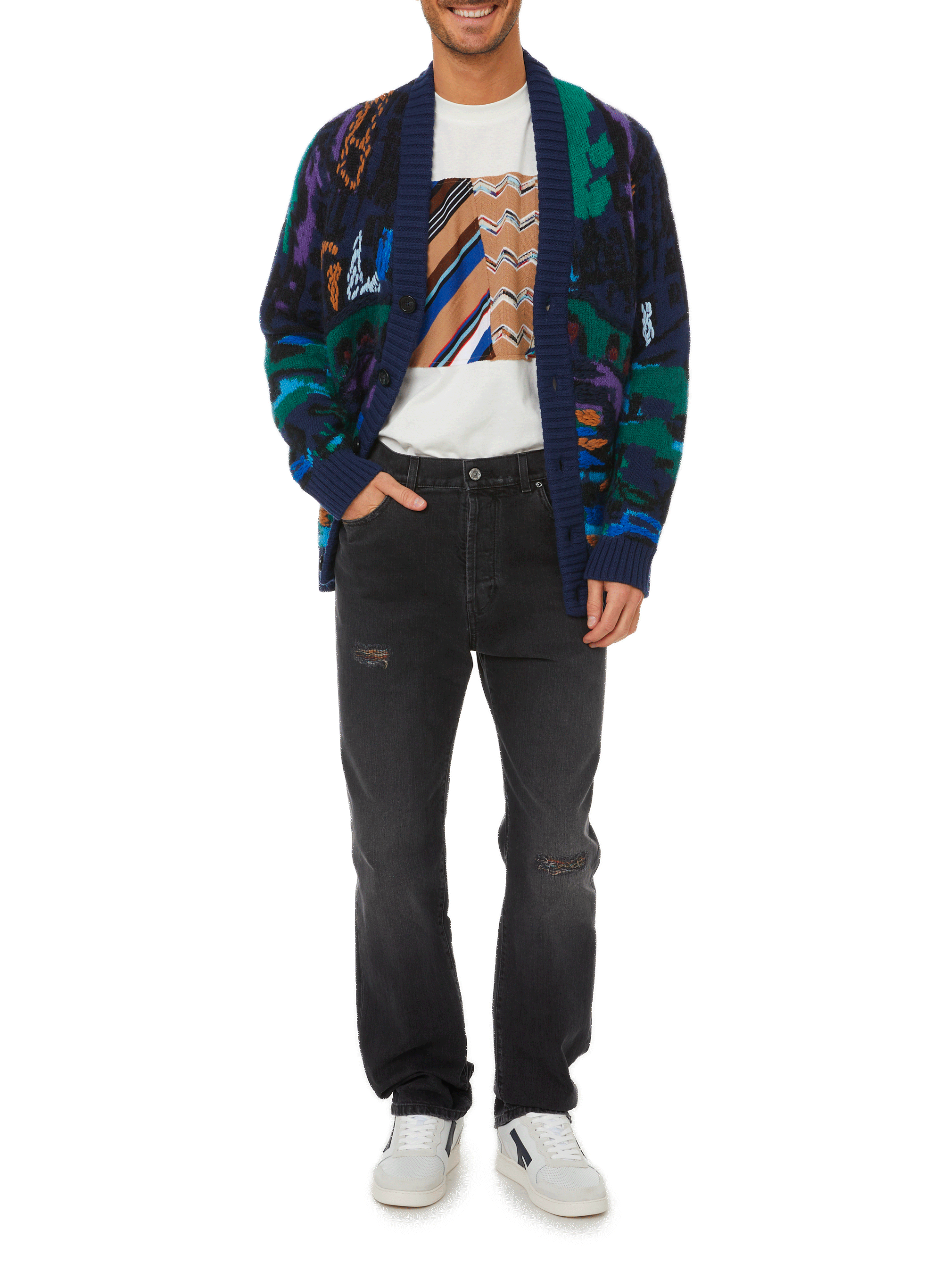 Jean droit MISSONI Noir