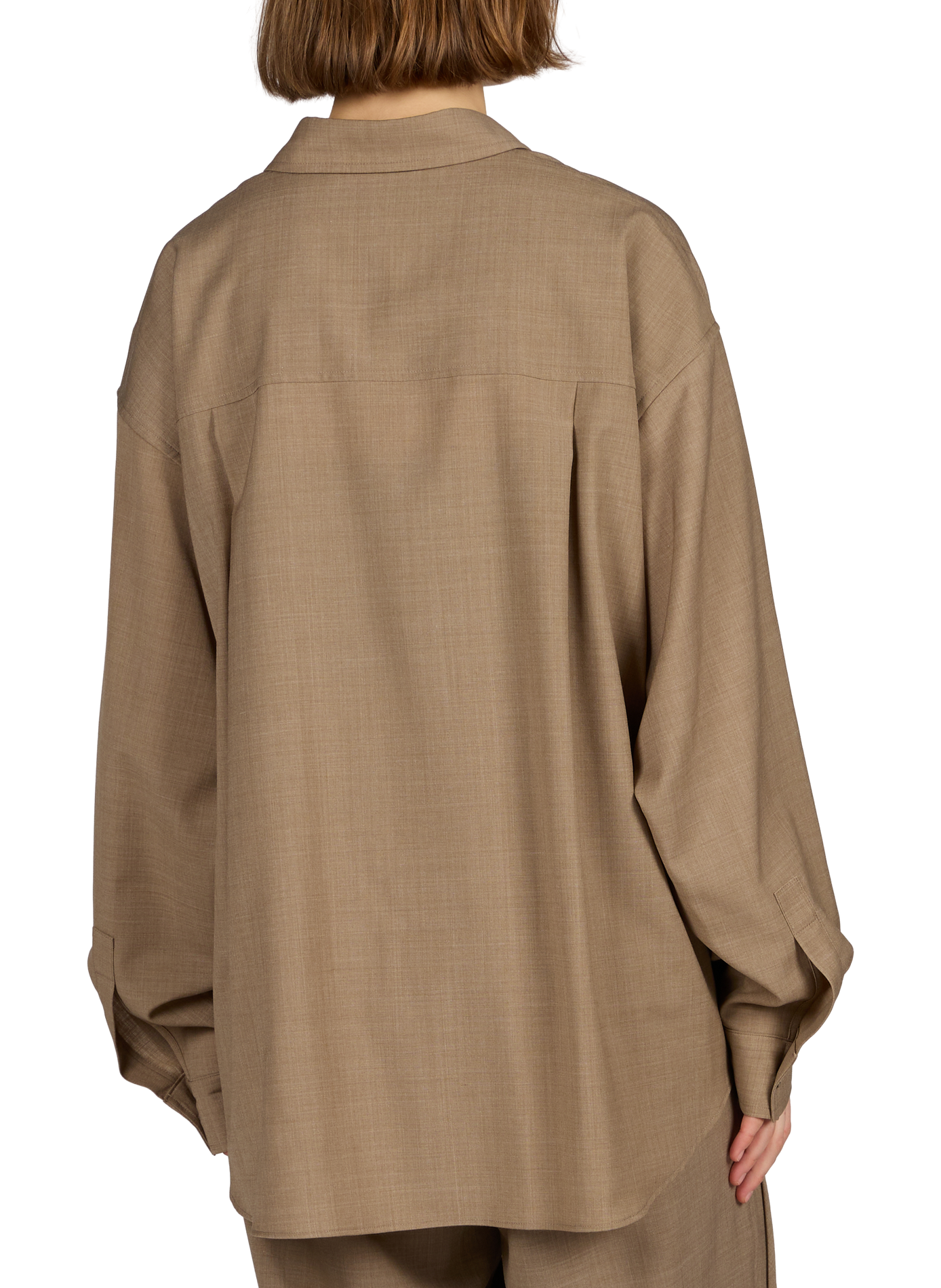 Fluid shirt knotted at the front LE 17 SEPTEMBRE Brown