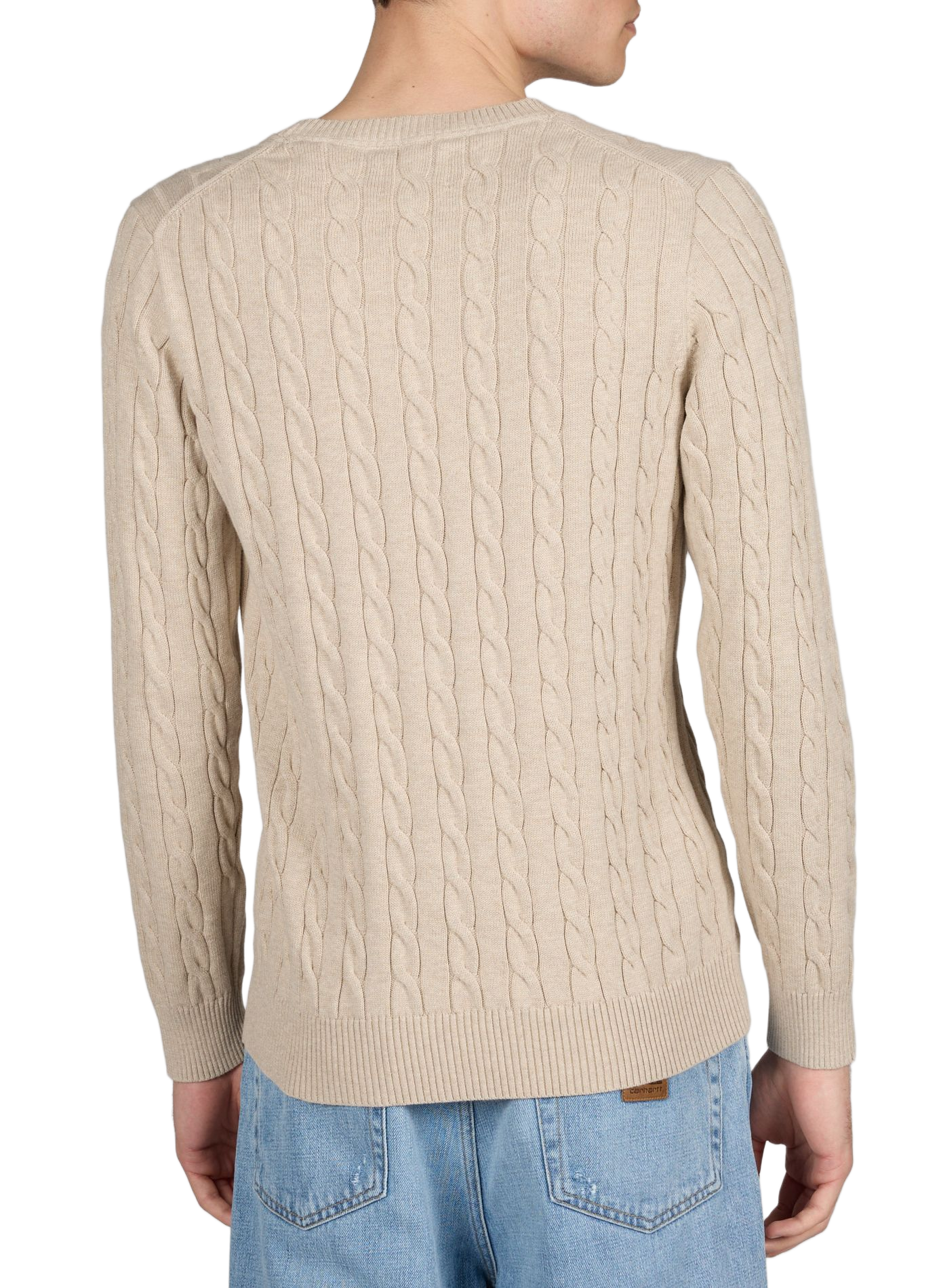 Cable knit jumper GANT Beige
