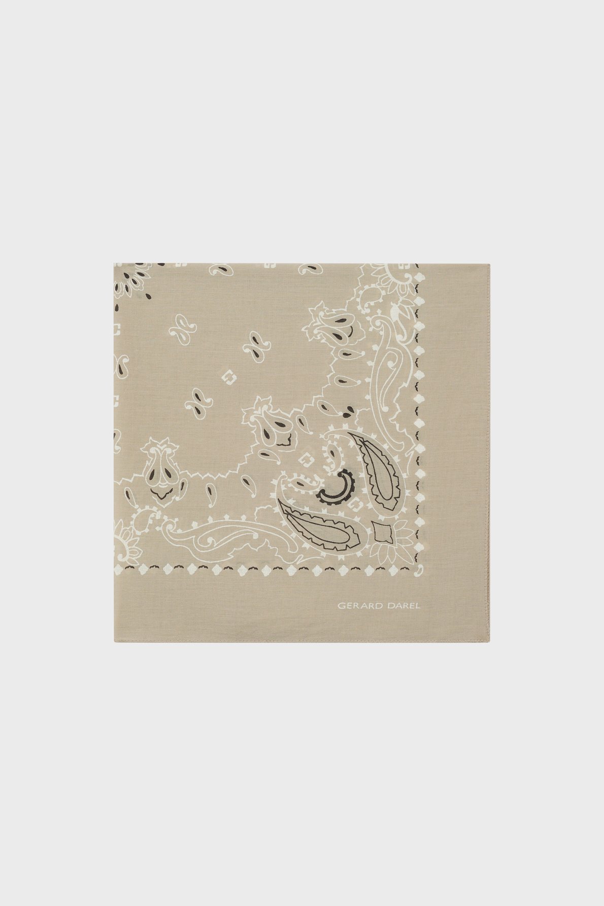 Carré imprimé en coton - dayana GERARD DAREL Vert