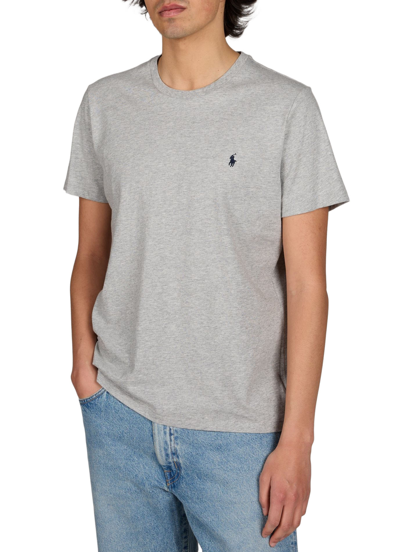 Classic Cotton T-Shirt POLO RALPH LAUREN Grey