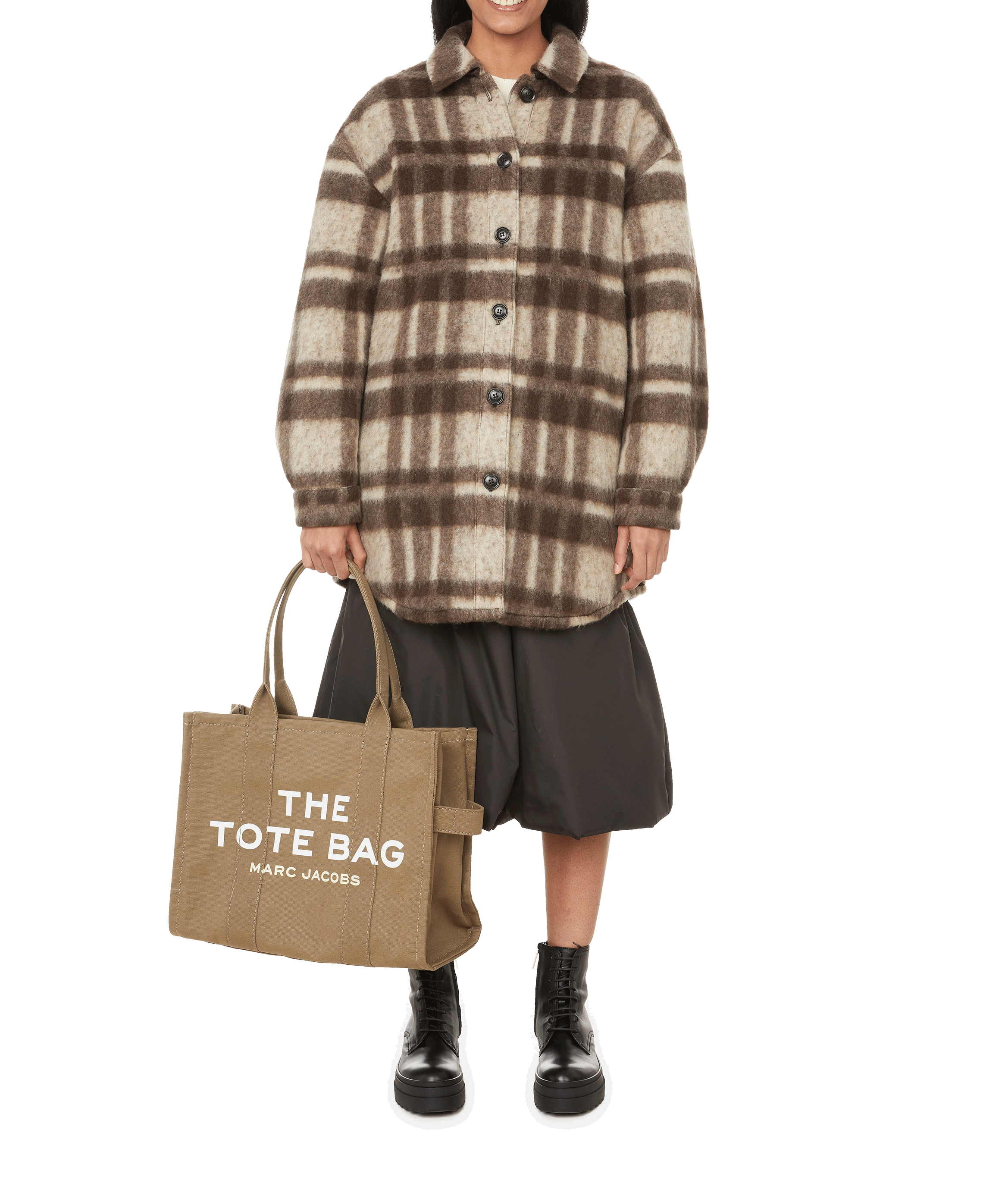 Canvas tote bag MARC JACOBS Green