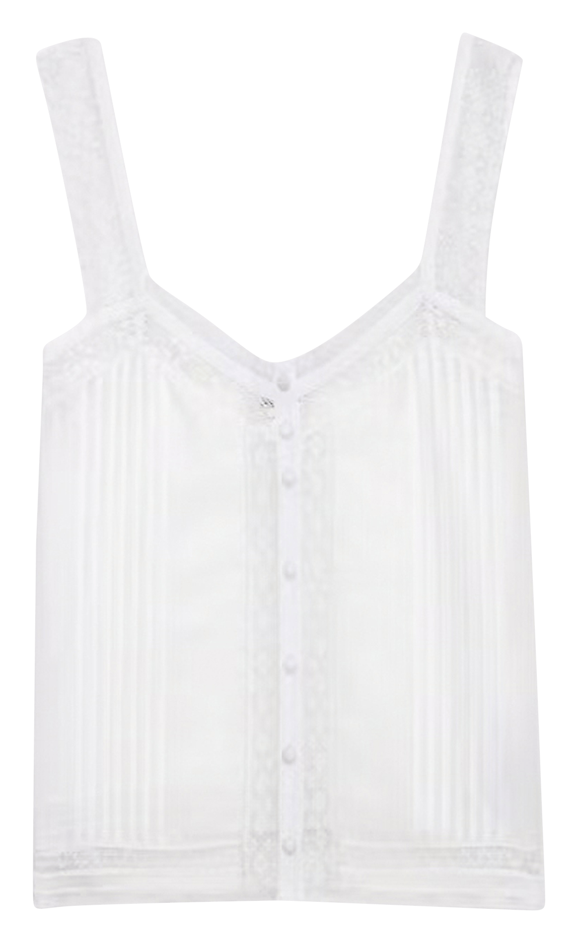 Caraco col v en coton mélangé celite ZADIG&VOLTAIRE Blanc