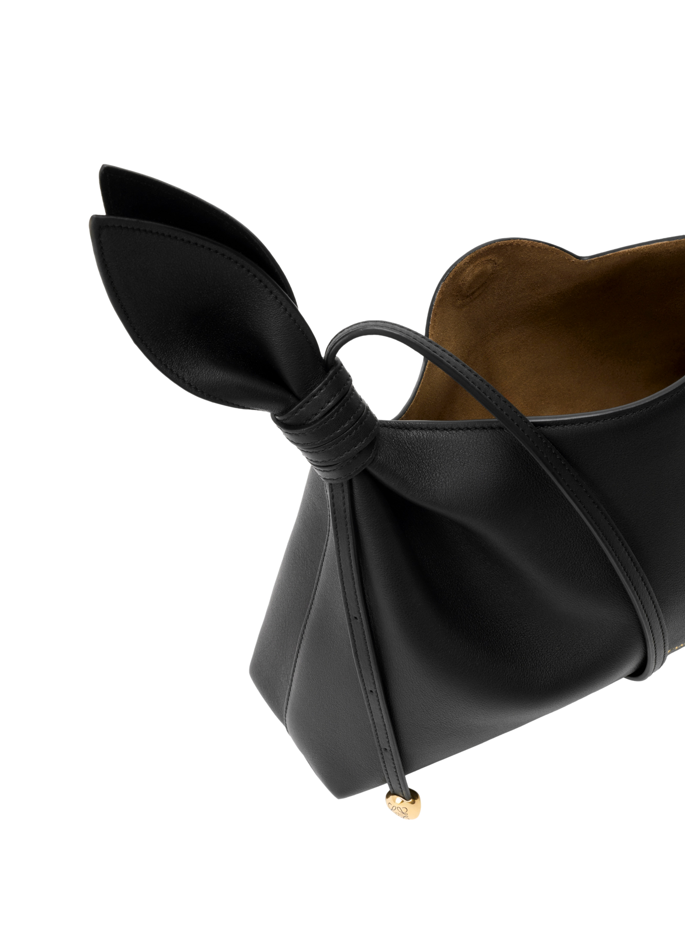 Sac Scarf moyen en cuir de veau lisse LOEWE Beige