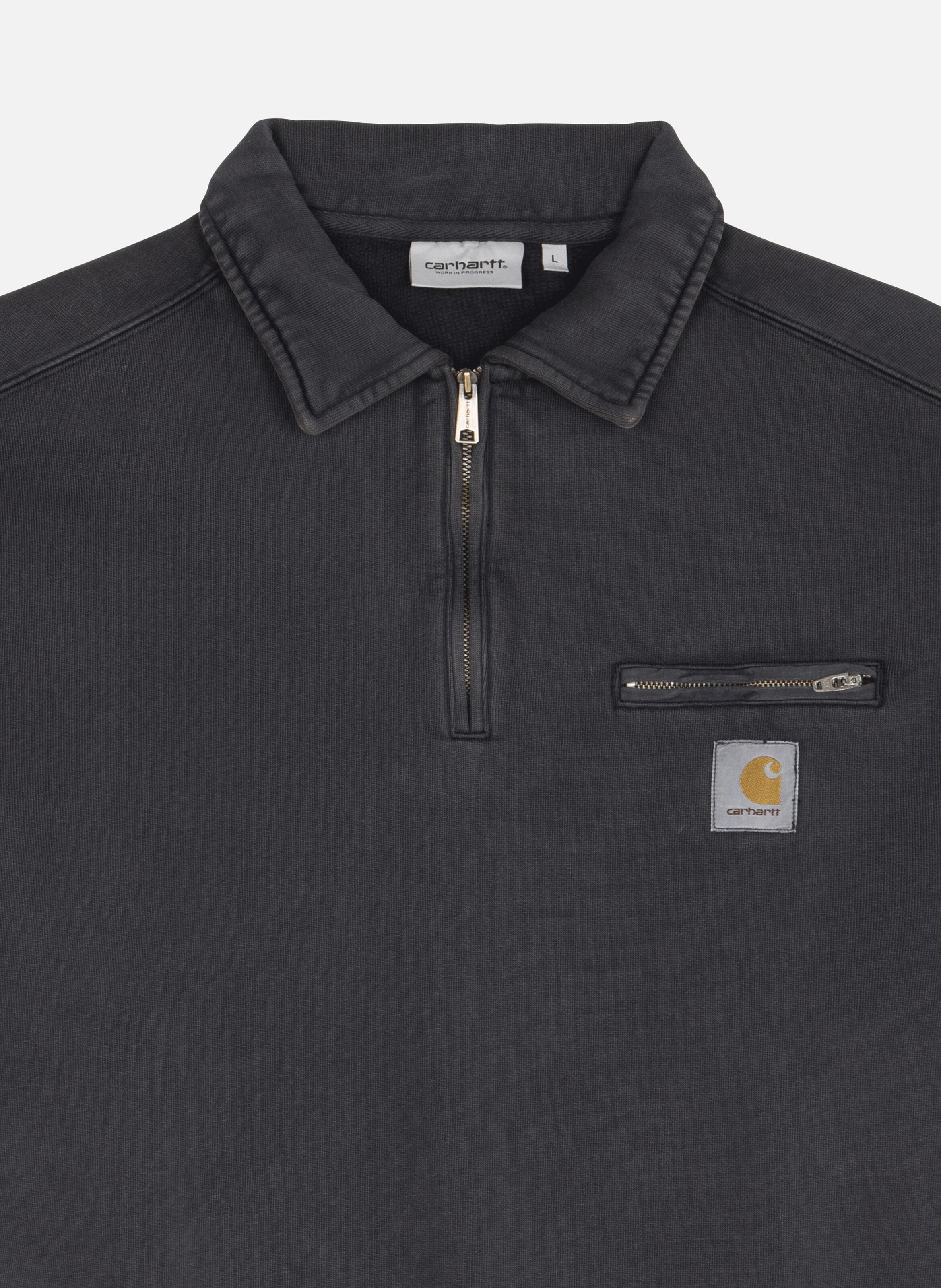 Sweat zippé half zip detroit sweat CARHARTT WIP Noir