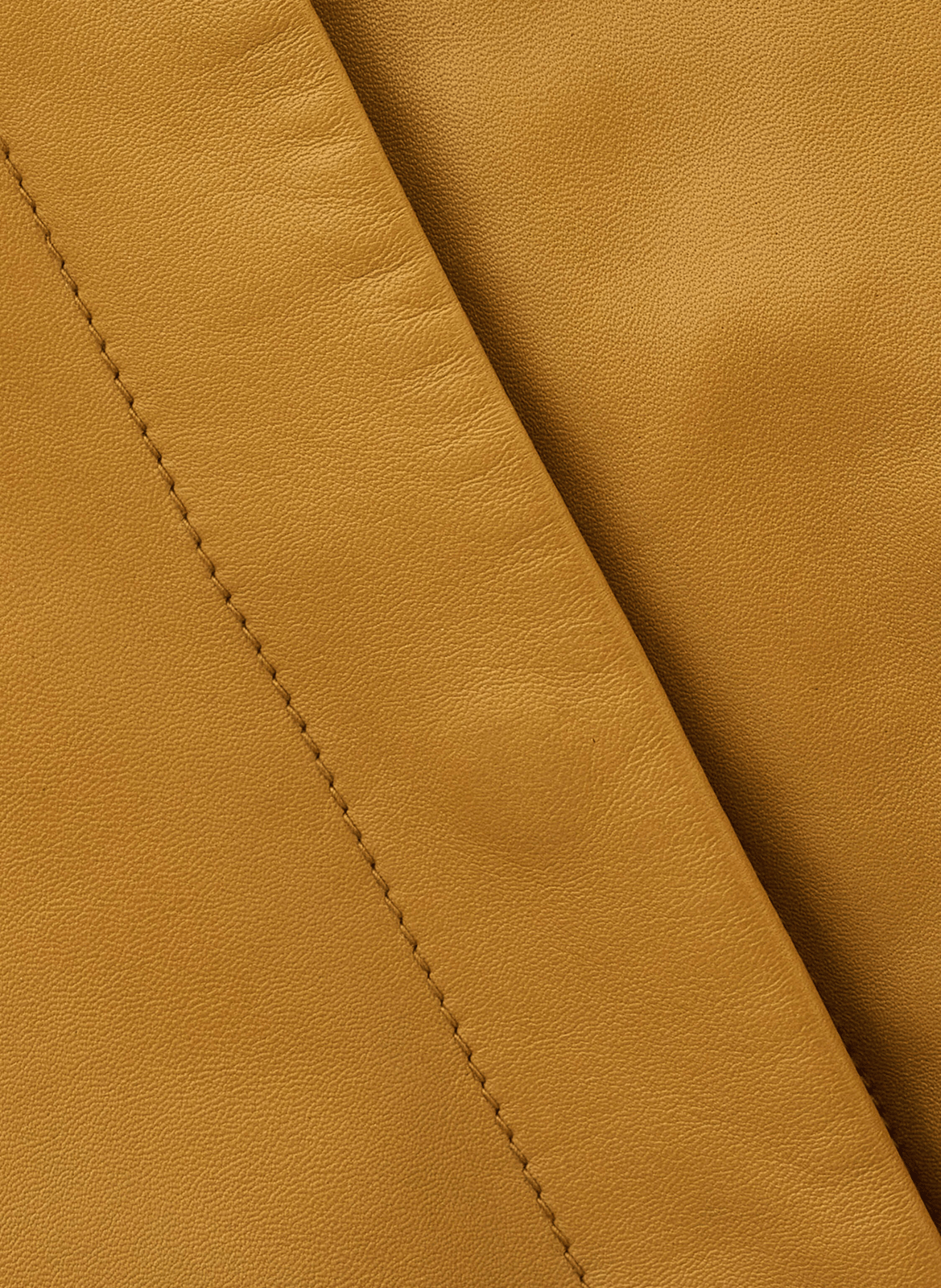 Veste courte cintrée en cuir manita BA&SH Beige