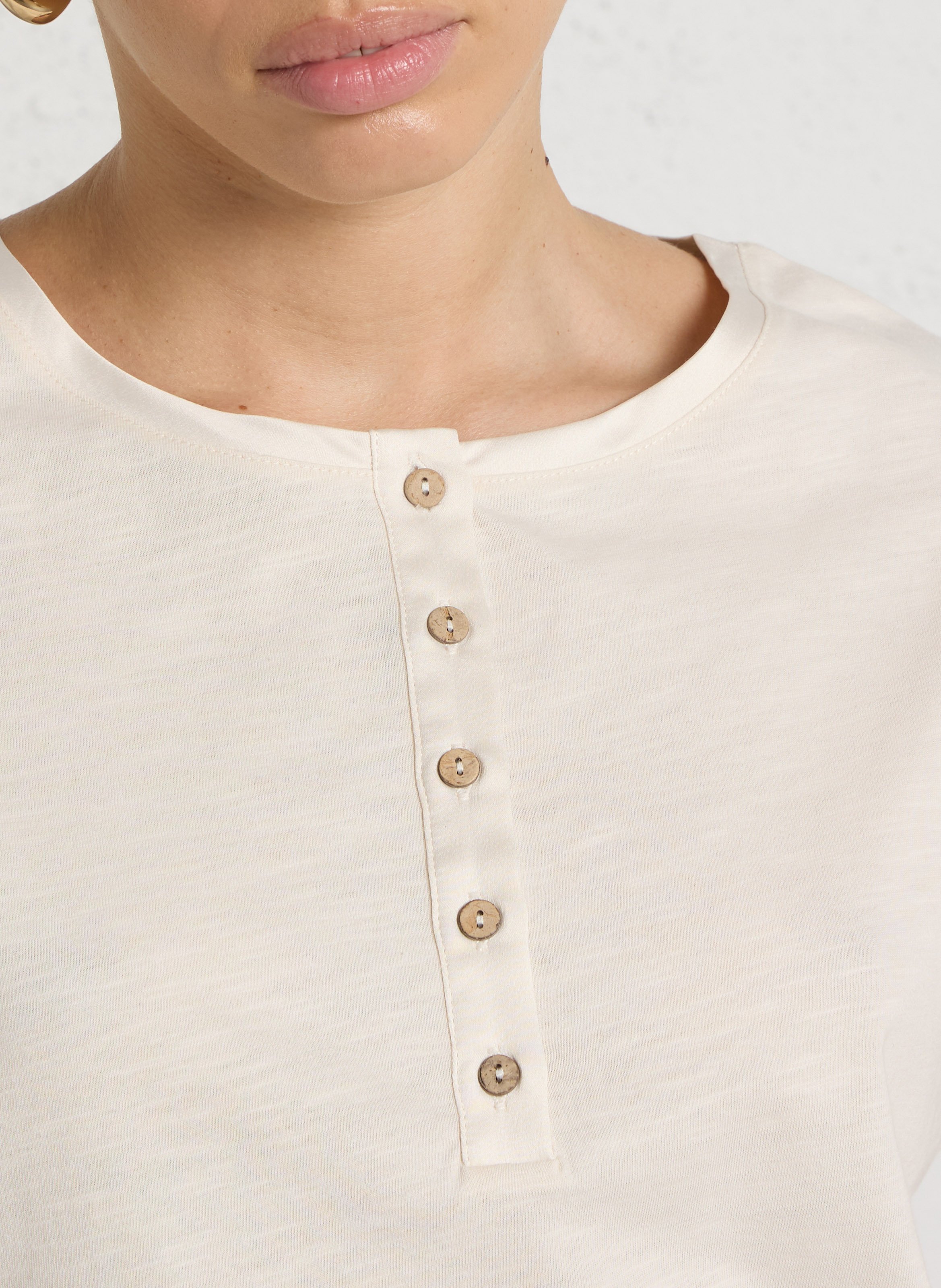 Tee-shirt oversize en coton terence MAISON 123 Beige