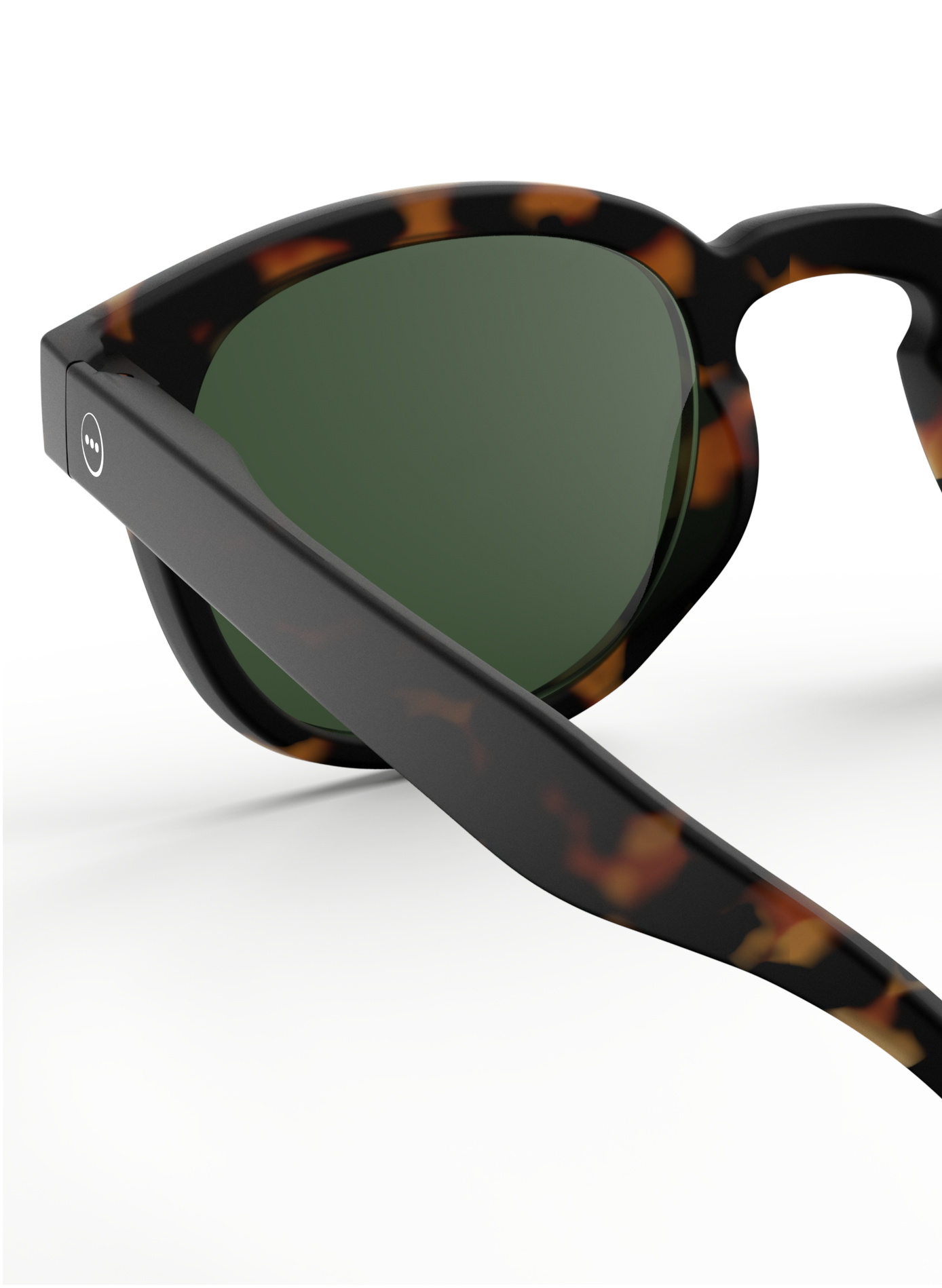 Round tie-dye sunglasses IZIPIZI Brown