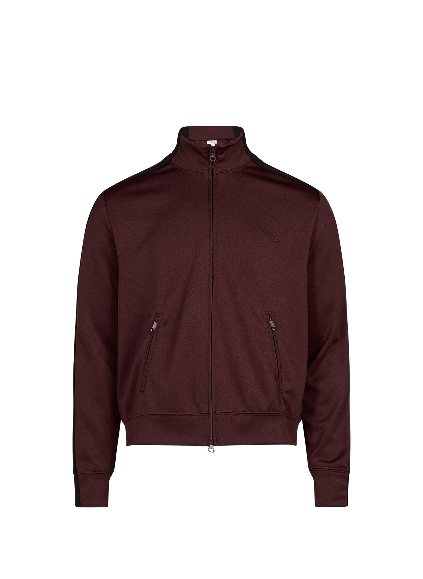 Leichte gerade geschnittene Jacke mit langen Ärmeln COURRÈGES Rot