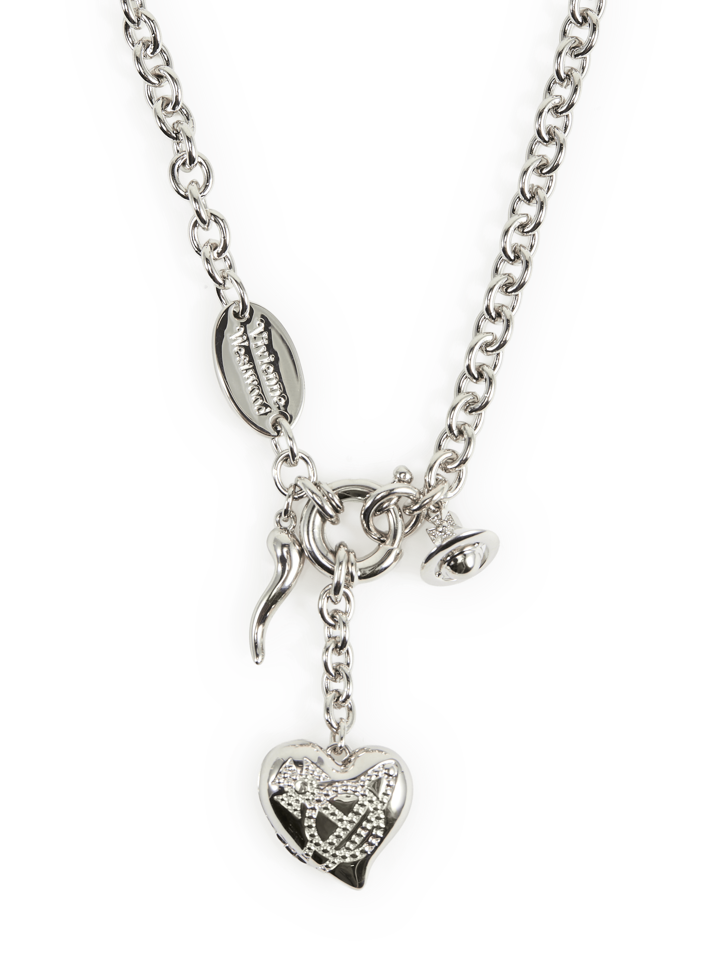 Della Heart Pendant Necklace VIVIENNE WESTWOOD Silver