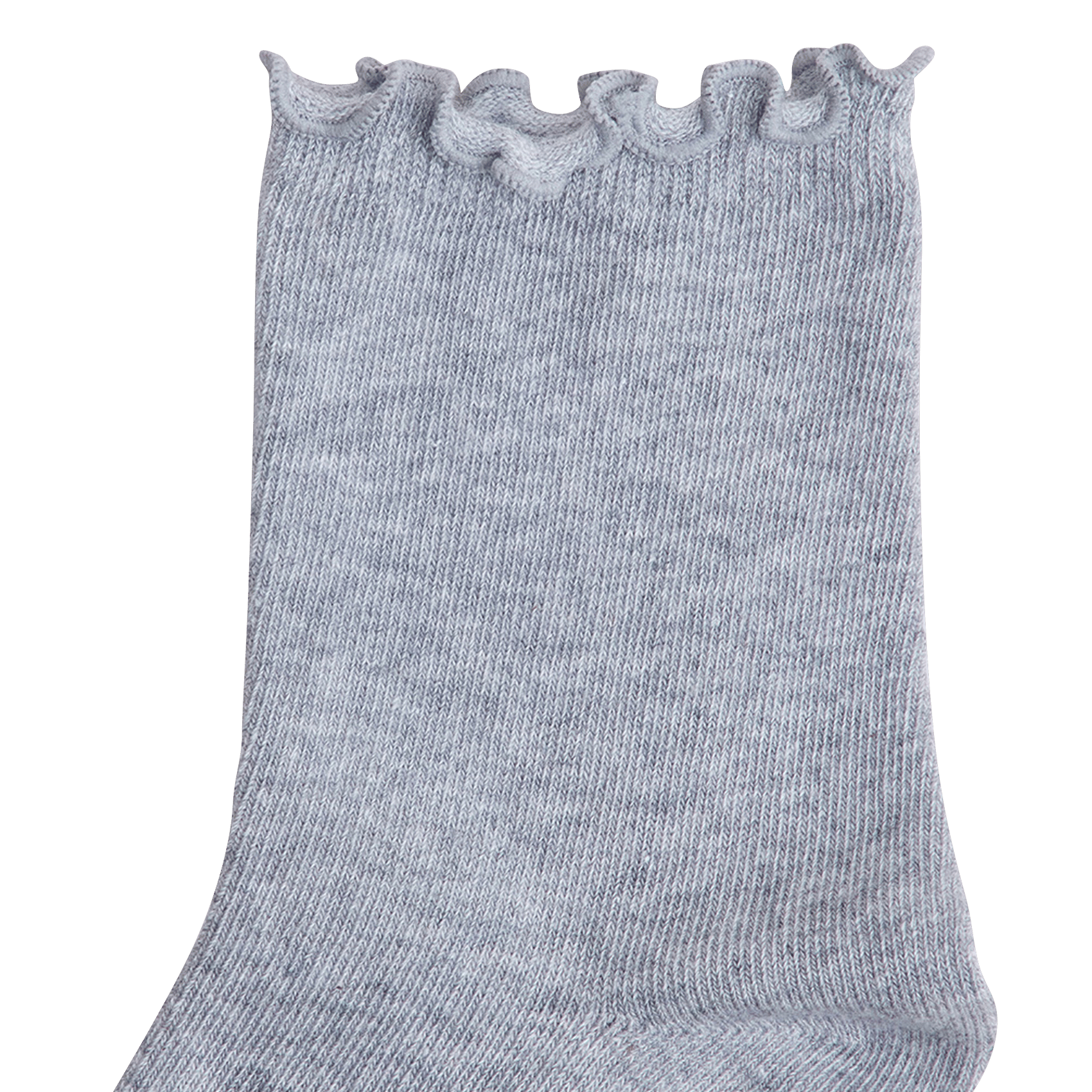 Chaussettes mi-hautes unies fox JONAK Gris