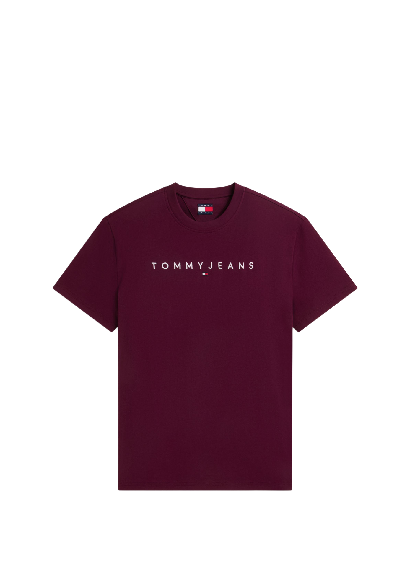T-shirt à logo brodé TOMMY HILFIGER Rouge