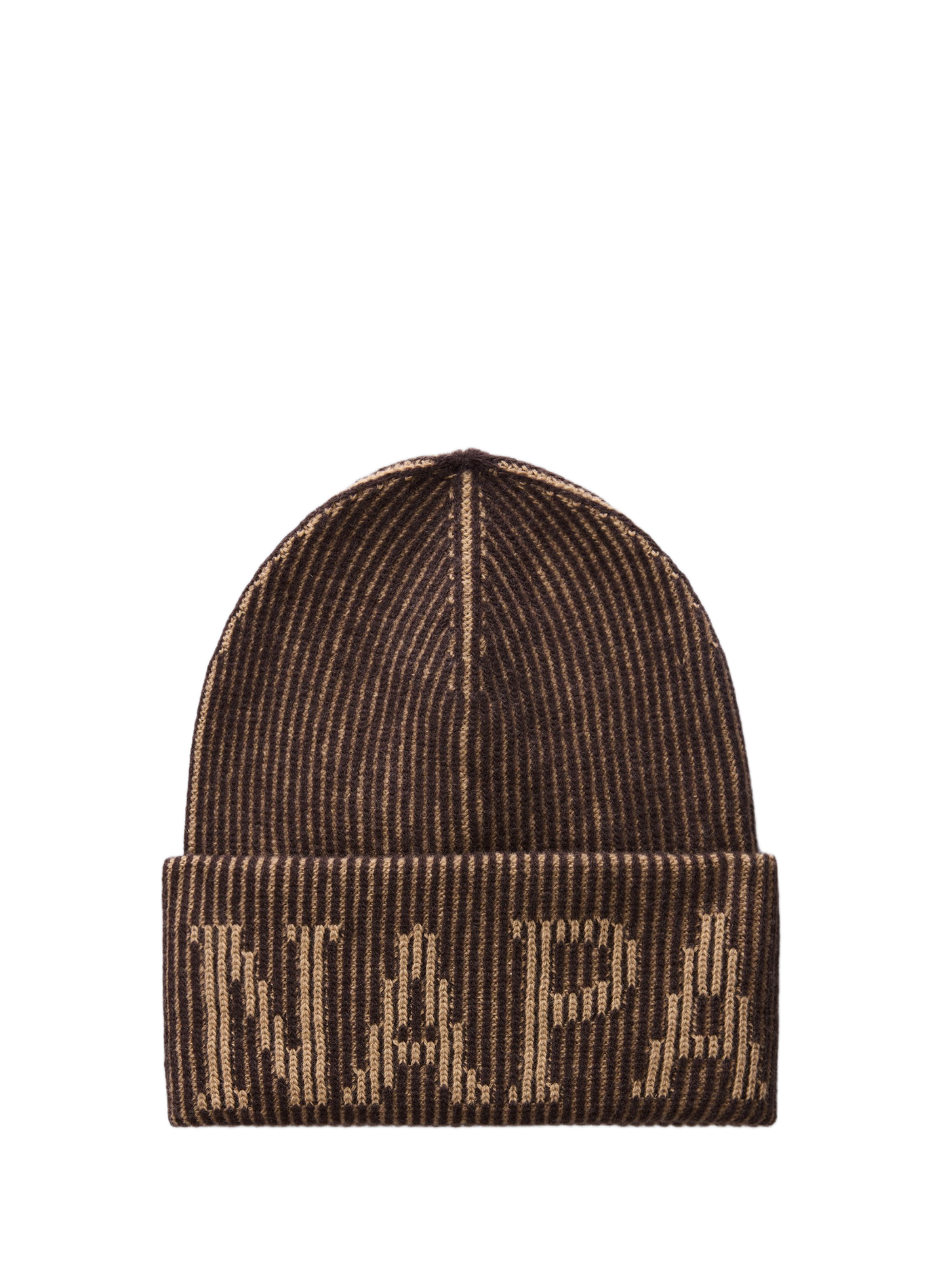 Bonnet à revers en laine NAPAPIJRI Marron