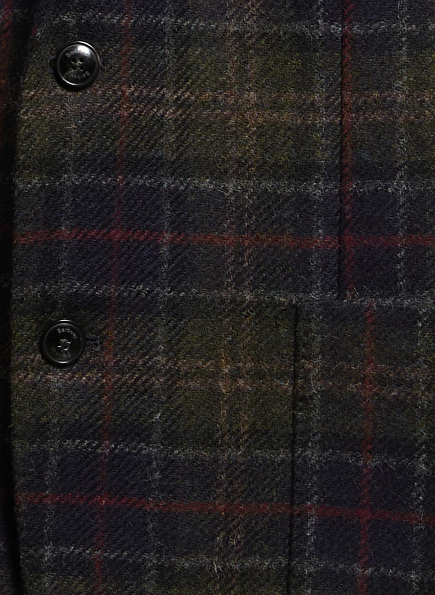 Gerade geschnittener karierter Blazer BARBOUR Mehrfarbig