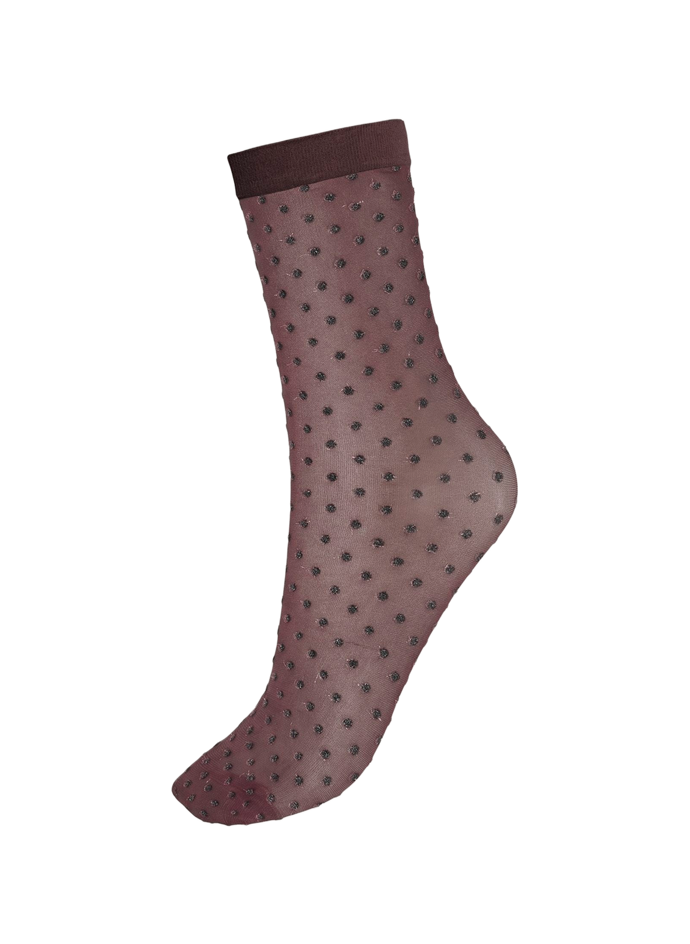 Satinierte Socken mit Punkten WOLFORD Mehrfarbig