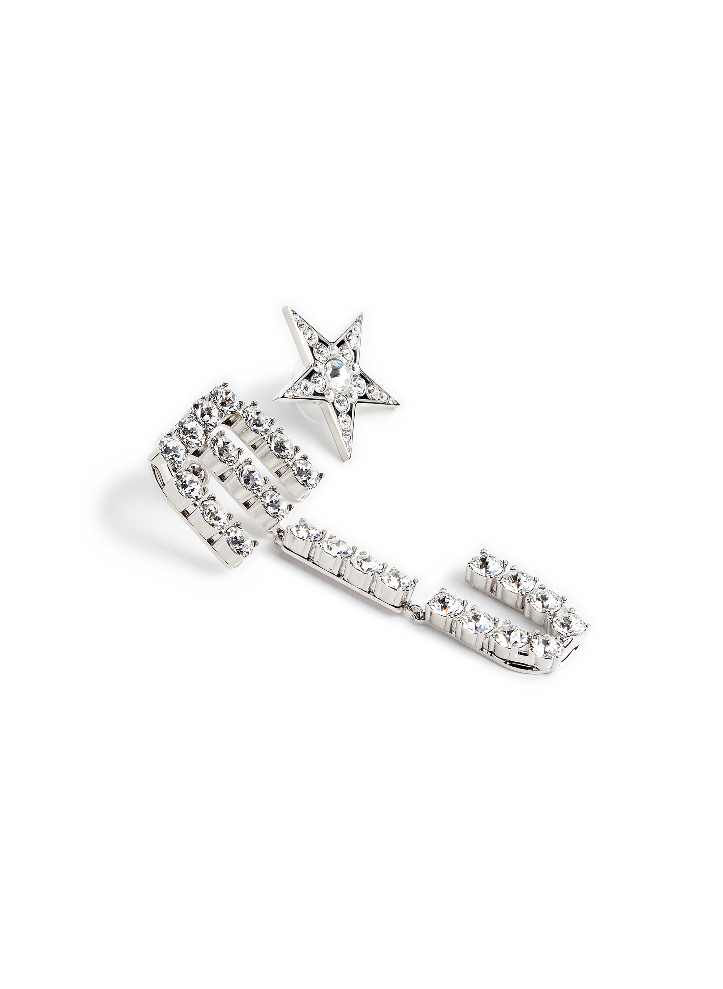 Boucles d'oreille avec cristaux