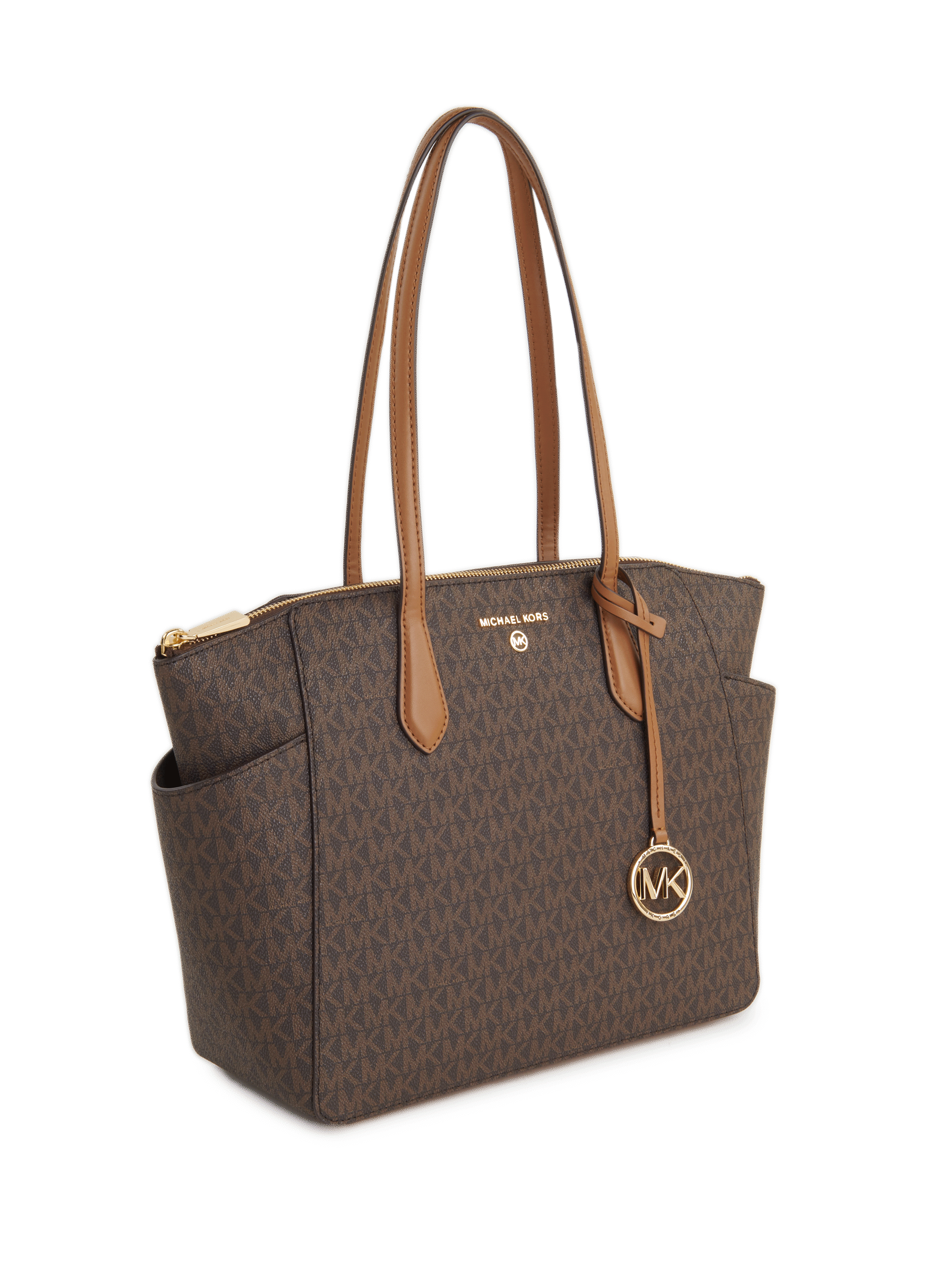 Logo tote bag MICHAEL KORS Brown