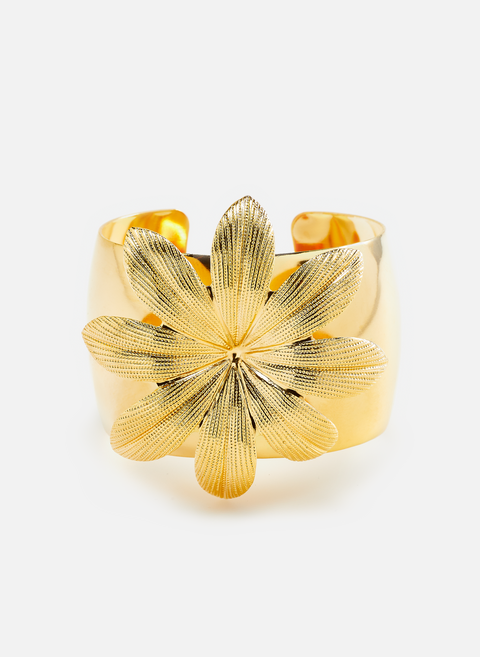 Cuff with flower detail Gold DESTREE 