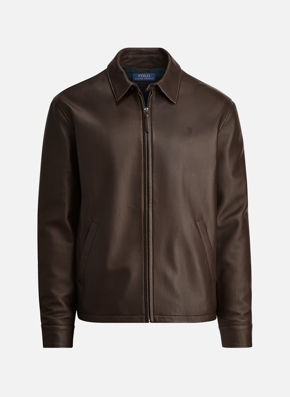 Leather Jacket Polo Ralph Lauren Men Printemps