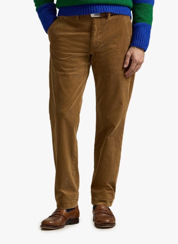 Straight corduroy trousers | Brown by POLO RALPH LAUREN Straight corduroy trousers Brown