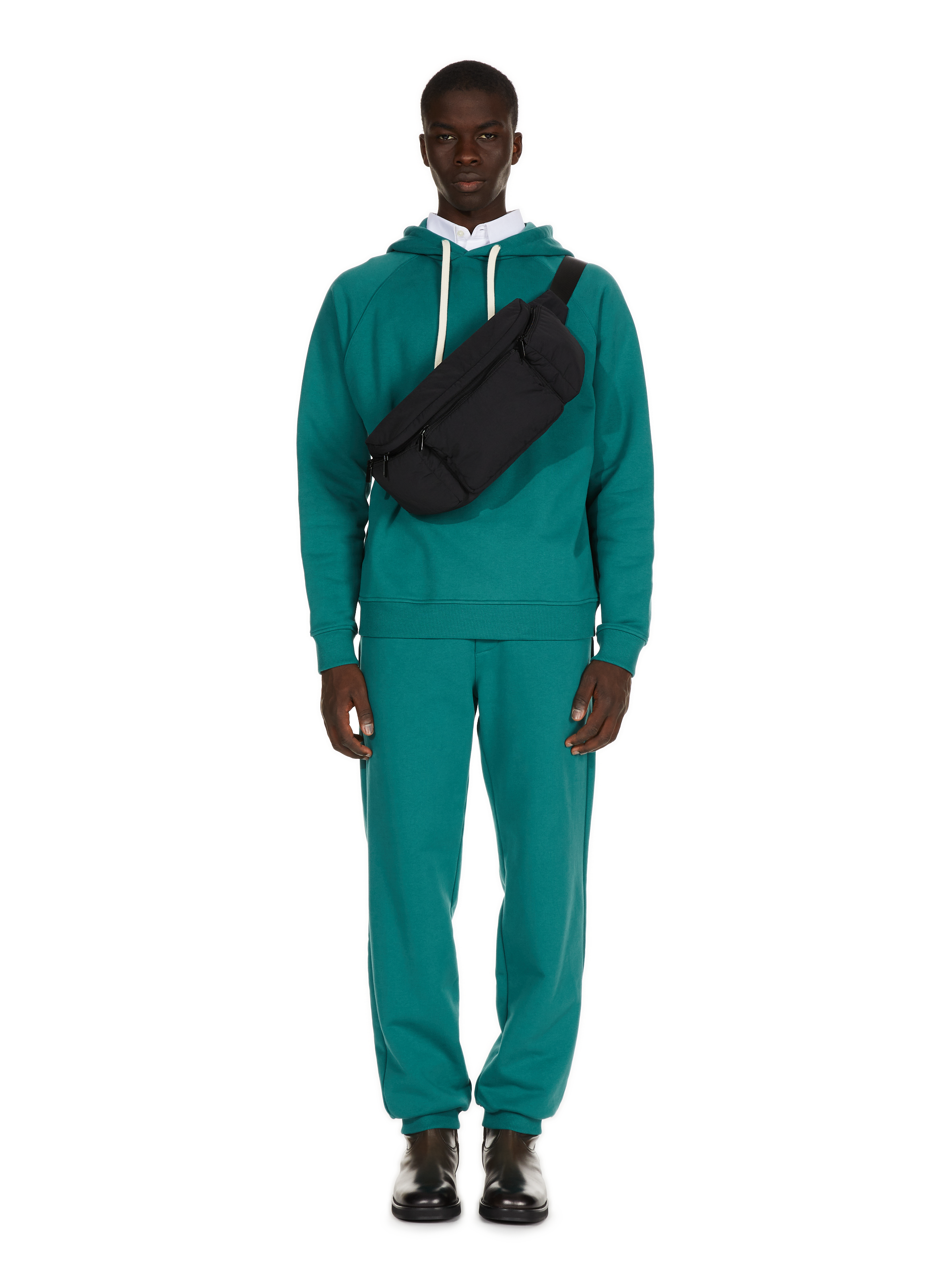 Hoodie Eavin en coton  SAISON 1865 Vert