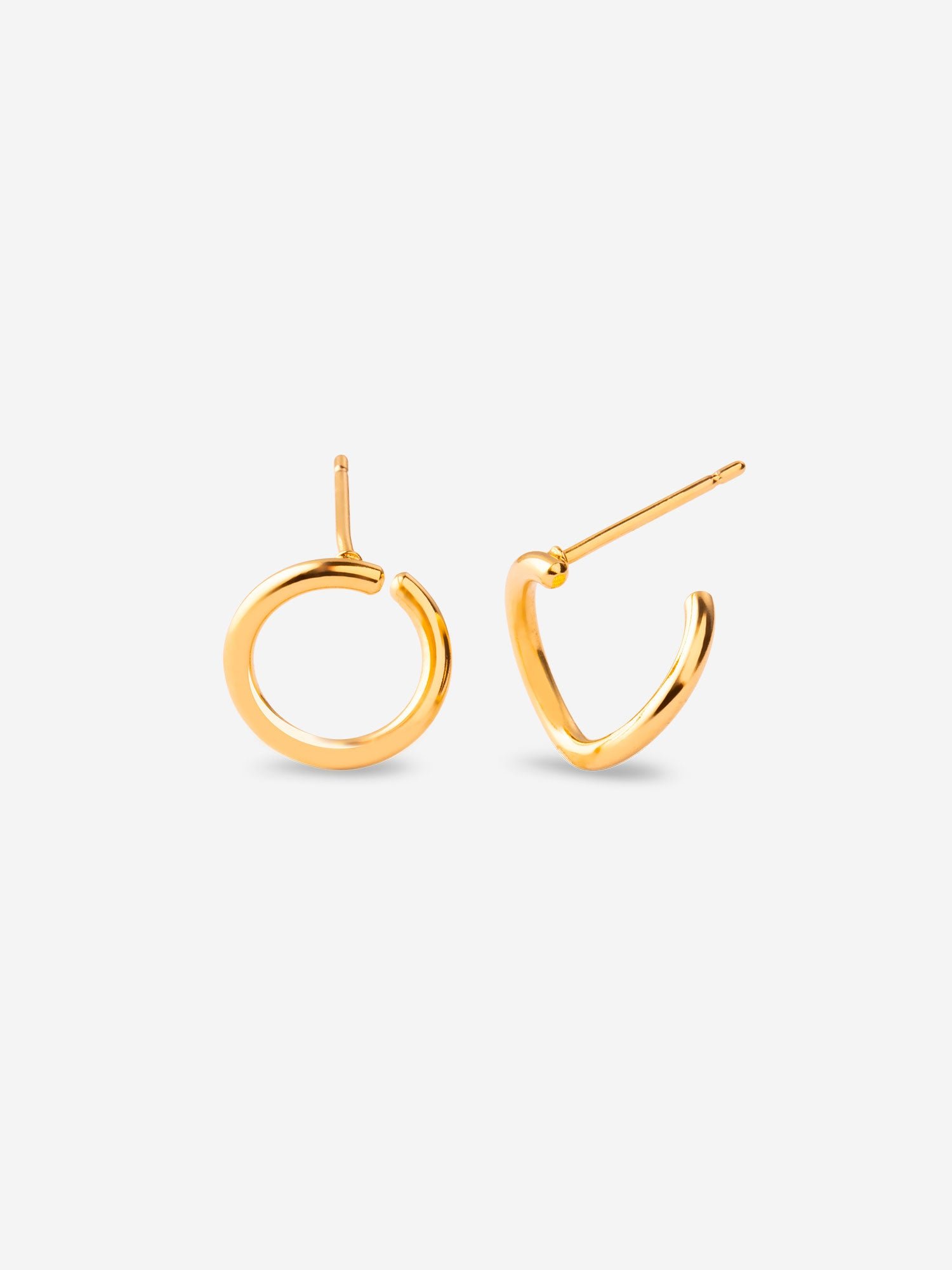 Paire de boucles d'oreilles diego APRIL PLEASE Doré