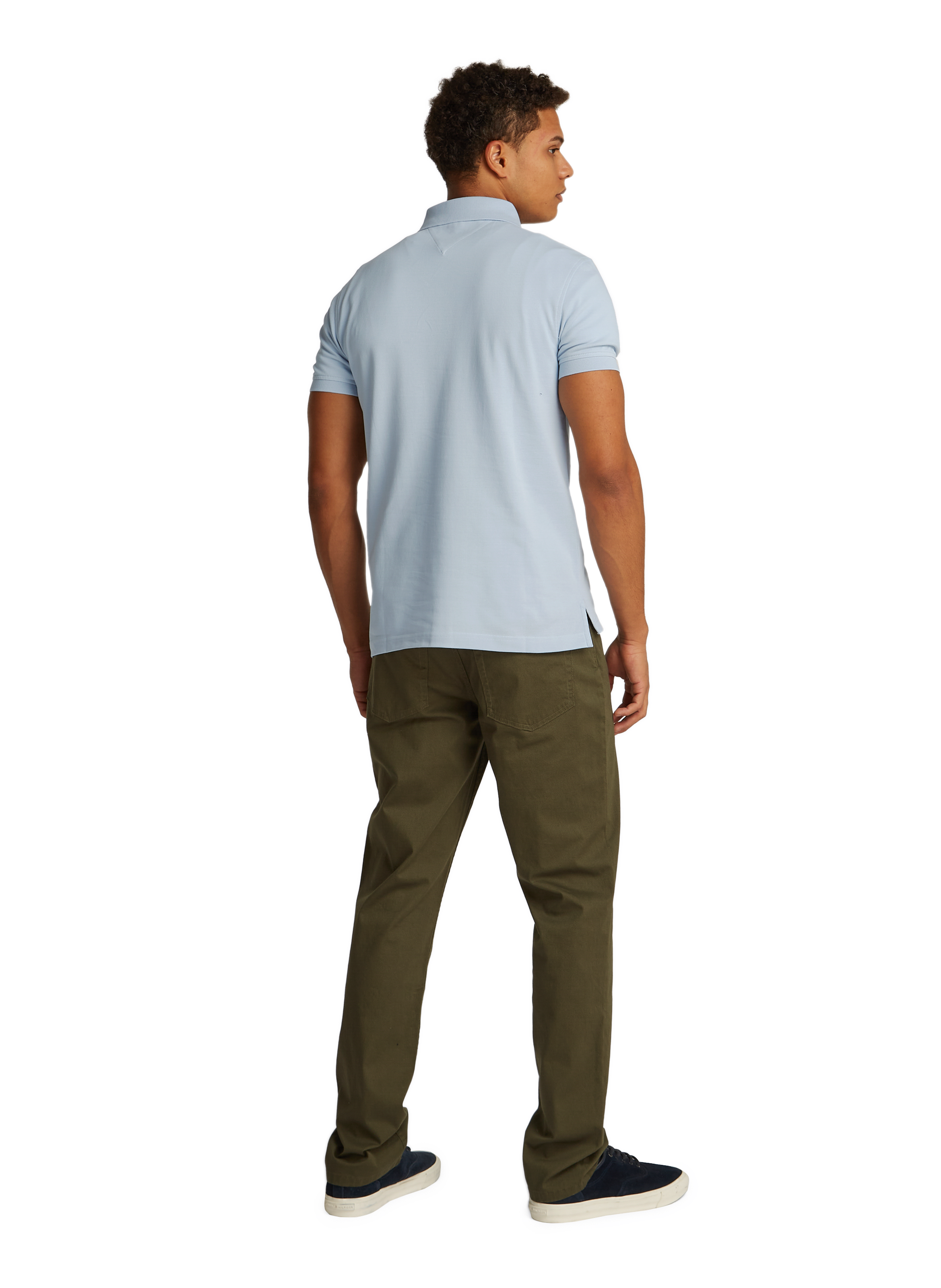 Cotton piqué polo shirt TOMMY HILFIGER Blue