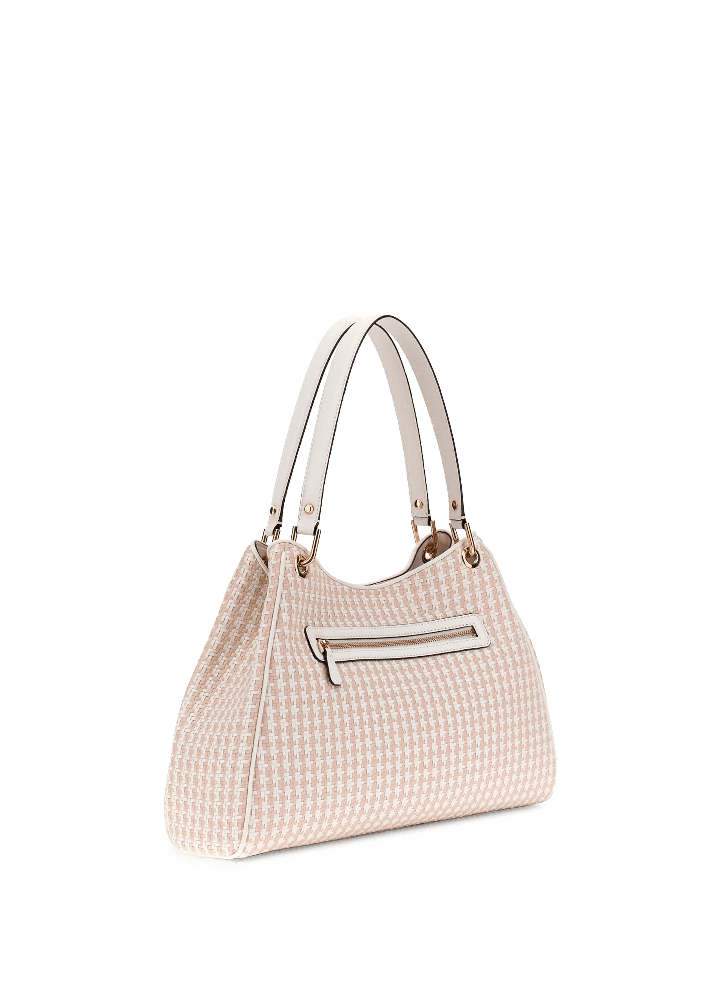 Sac cabas Mirema tressé GUESS Beige