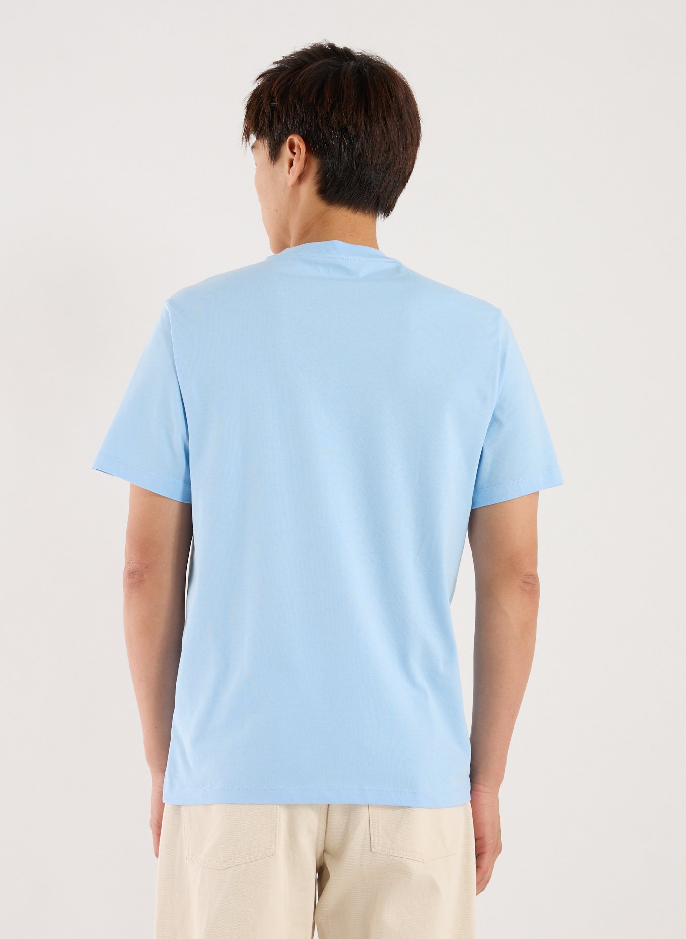 Classic Cotton T-Shirt LACOSTE Blue