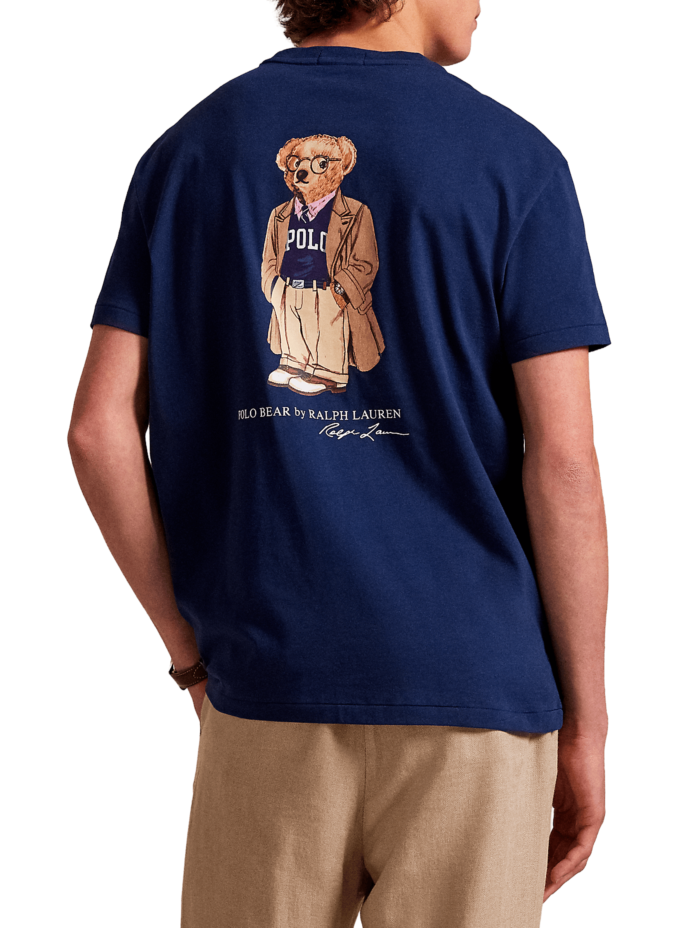 Straight-fit cotton T-shirt POLO RALPH LAUREN Blue