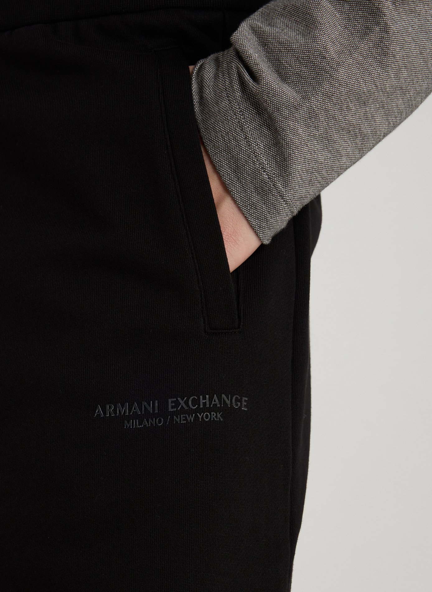 Cotton joggers ARMANI EXCHANGE Black