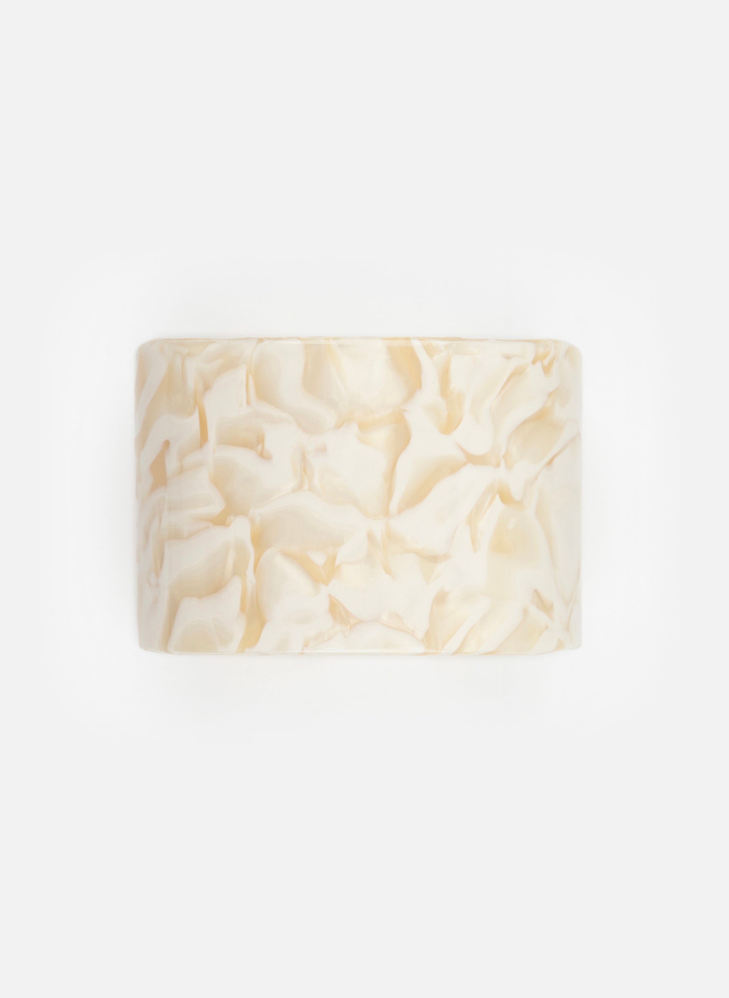 Bracelet stellar en acétate de cellulose KURAGE GINZA Beige