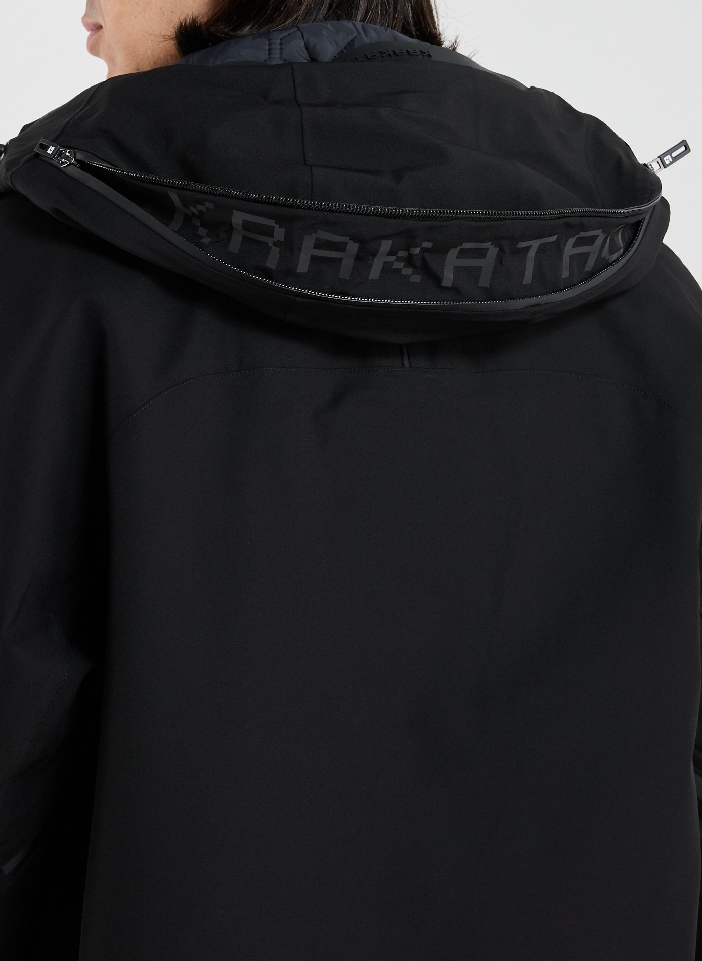 Parka with removable lining and hood KRAKATAU Black