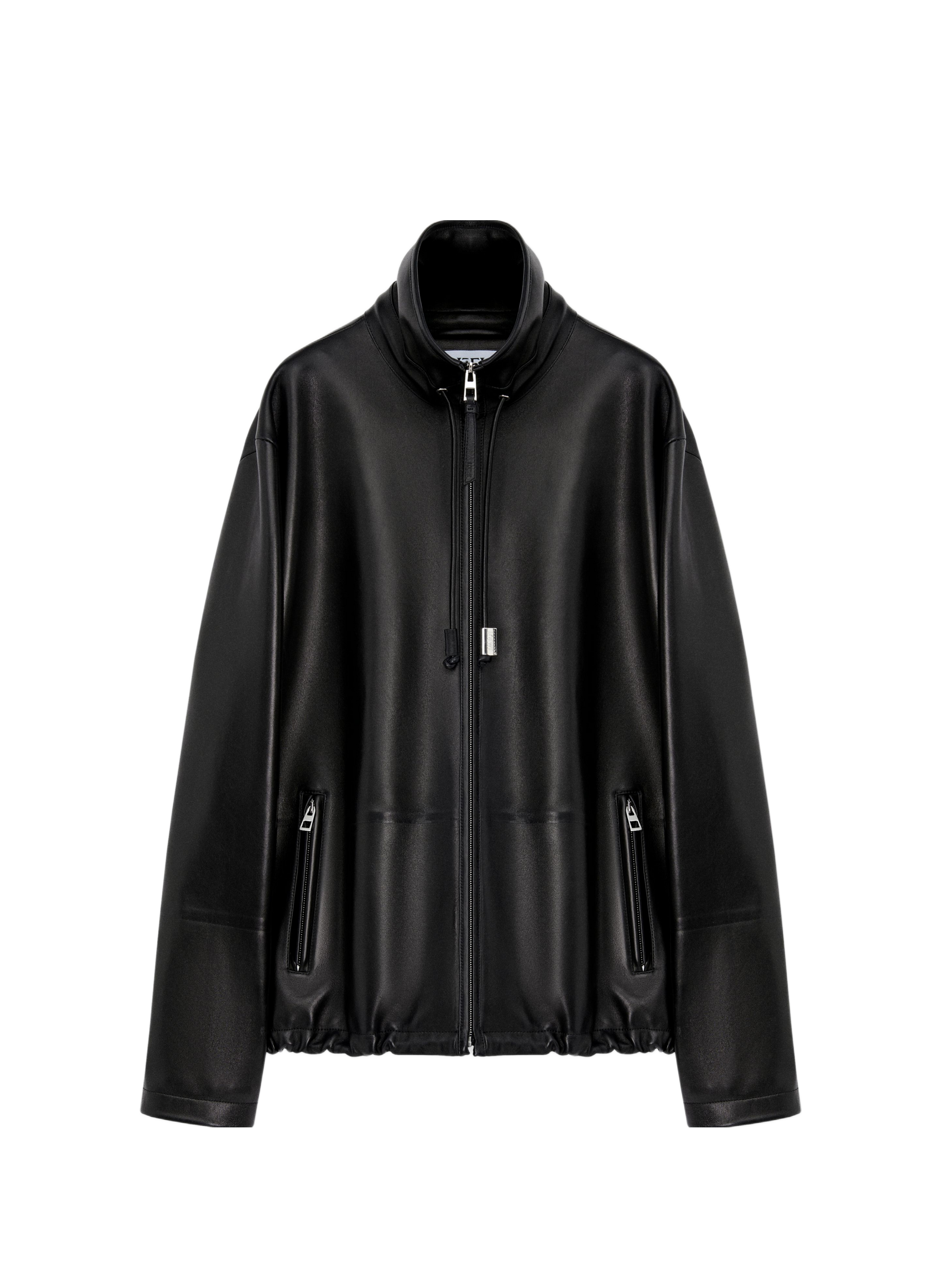 Buttoned leather Jacket LOEWE Black