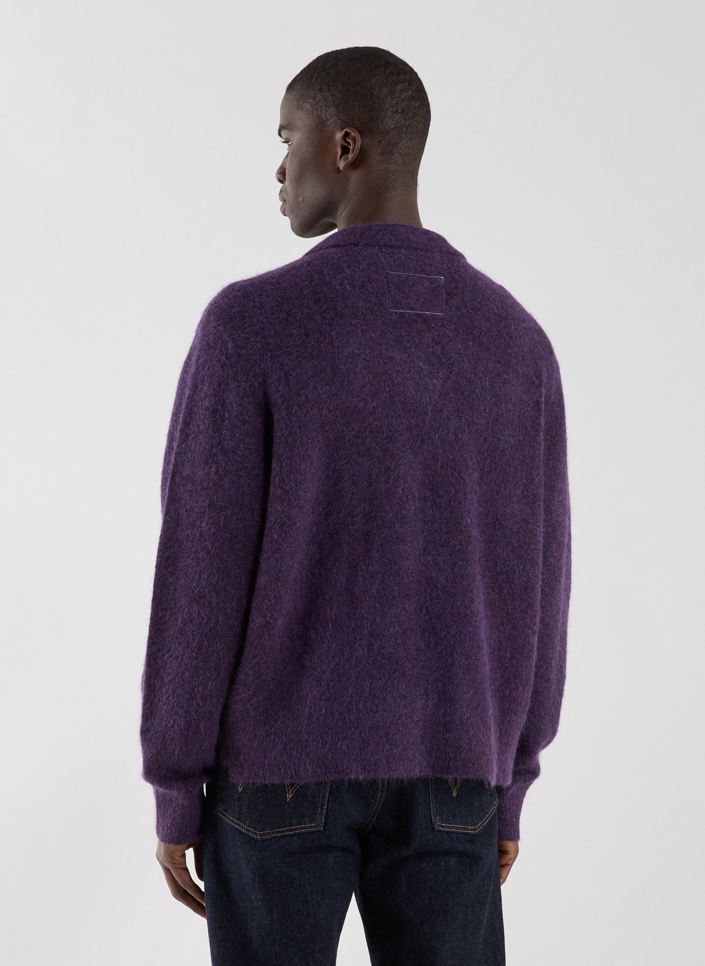 Cardigan en laine mélangée CAMIEL FORTGENS Marron