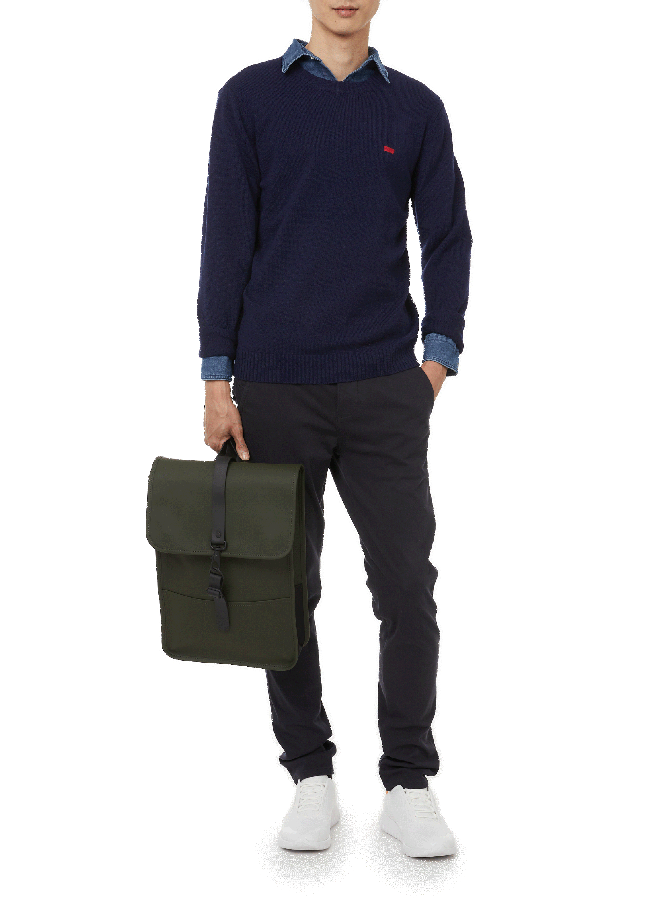 Pull en laine mélangé LEVI'S Bleu