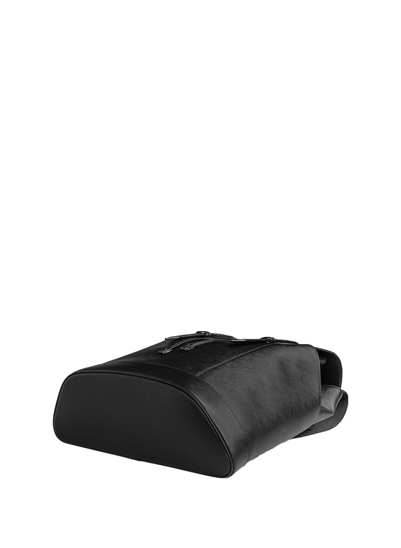 Leather business backpack MONTBLANC Black