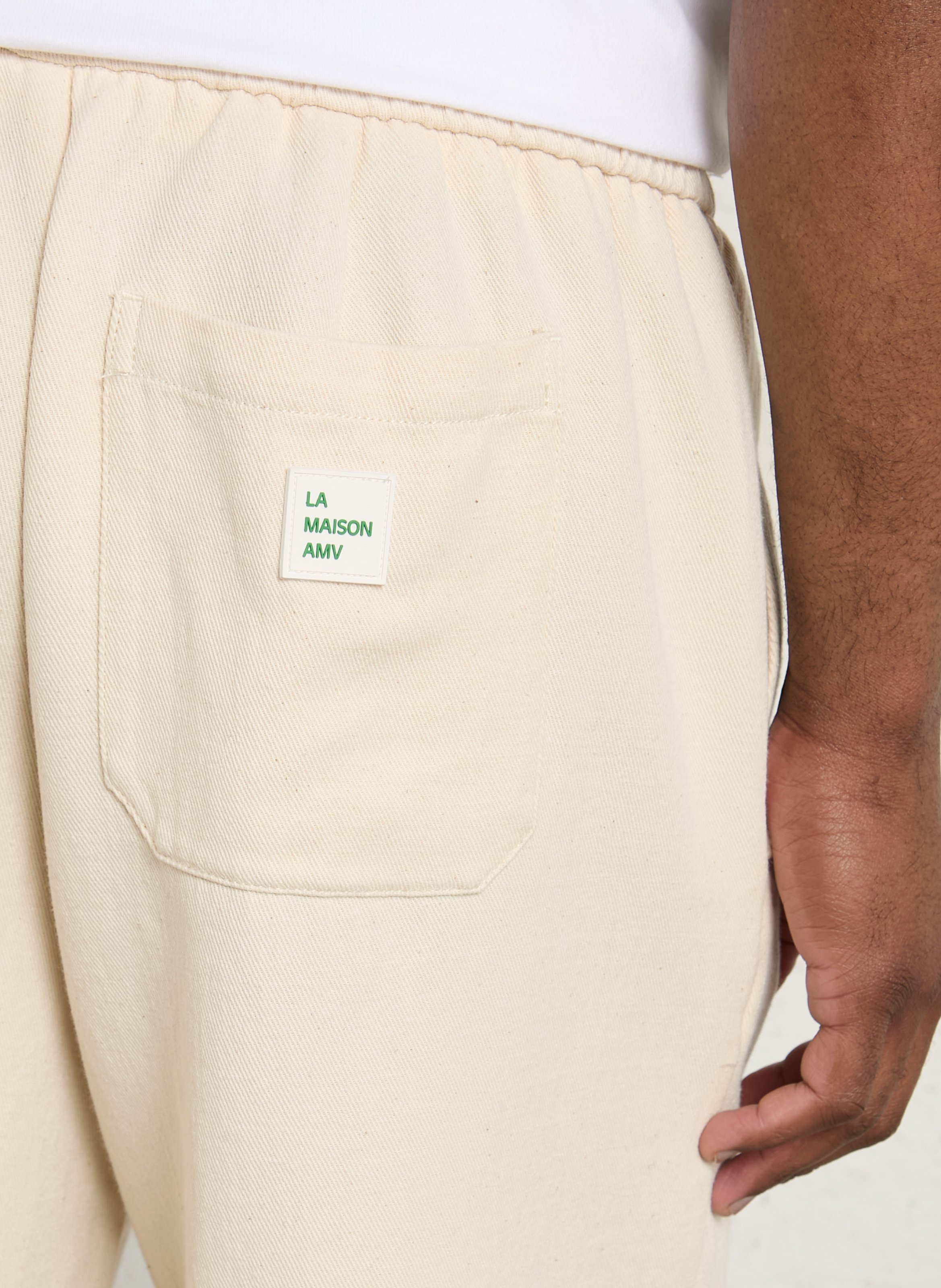 Jogging droit taille élastiquée uni afaz AMERICAN VINTAGE Beige