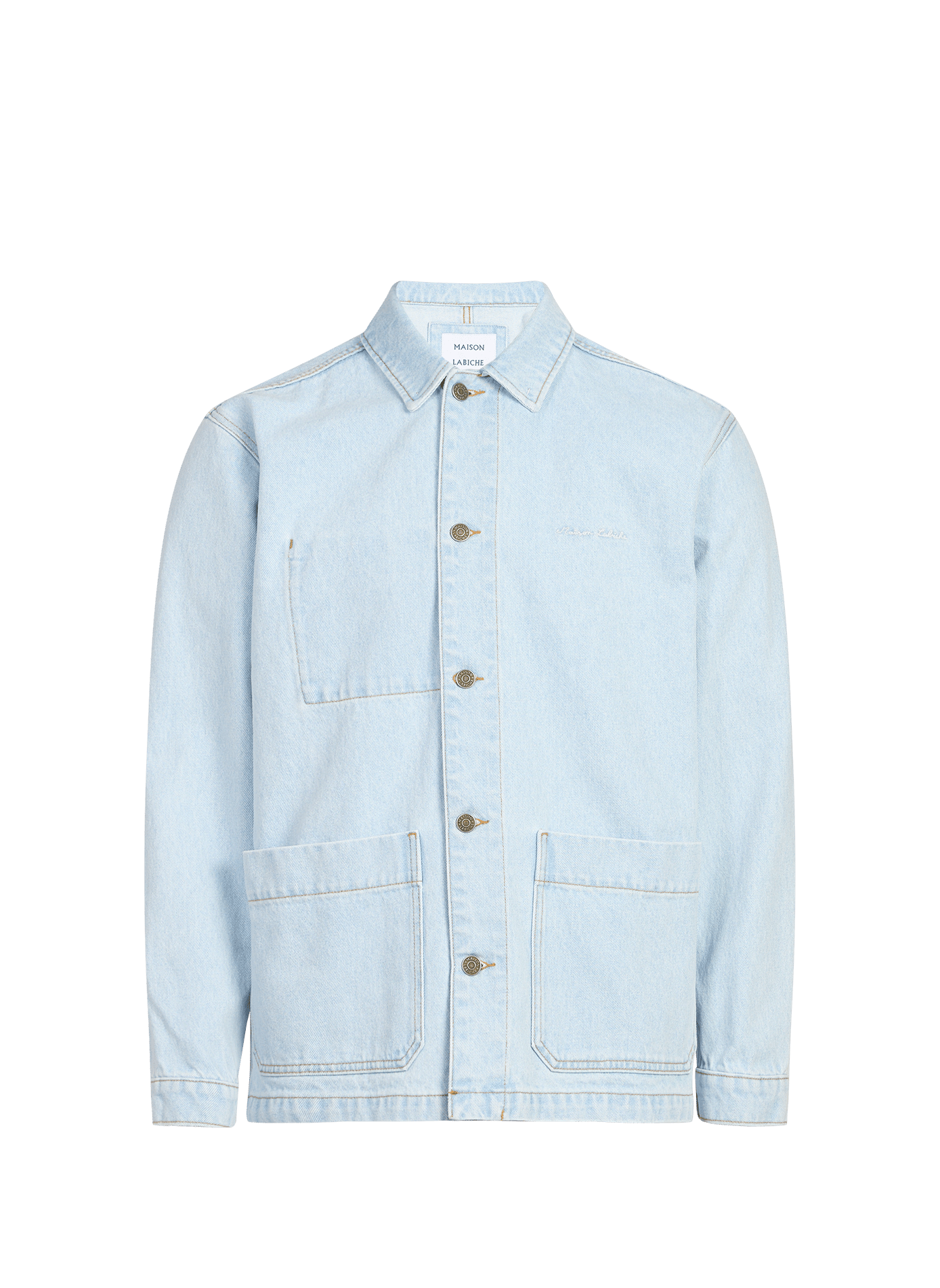 Jasje Sebasto van katoenen denim. MAISON LABICHE Blauw