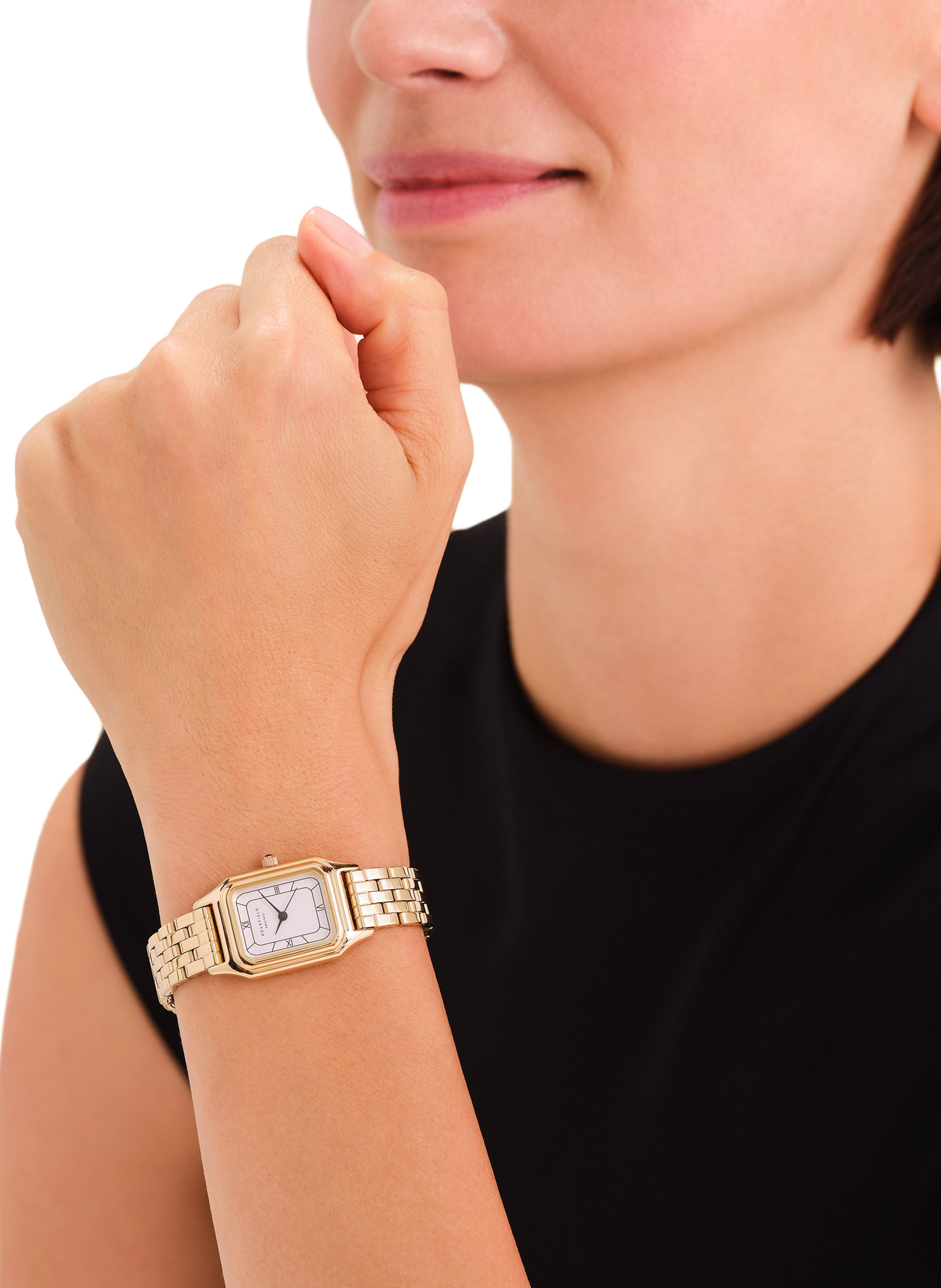 Montre analogique Ivy en acier inoxydable ROSEFIELD Blanc