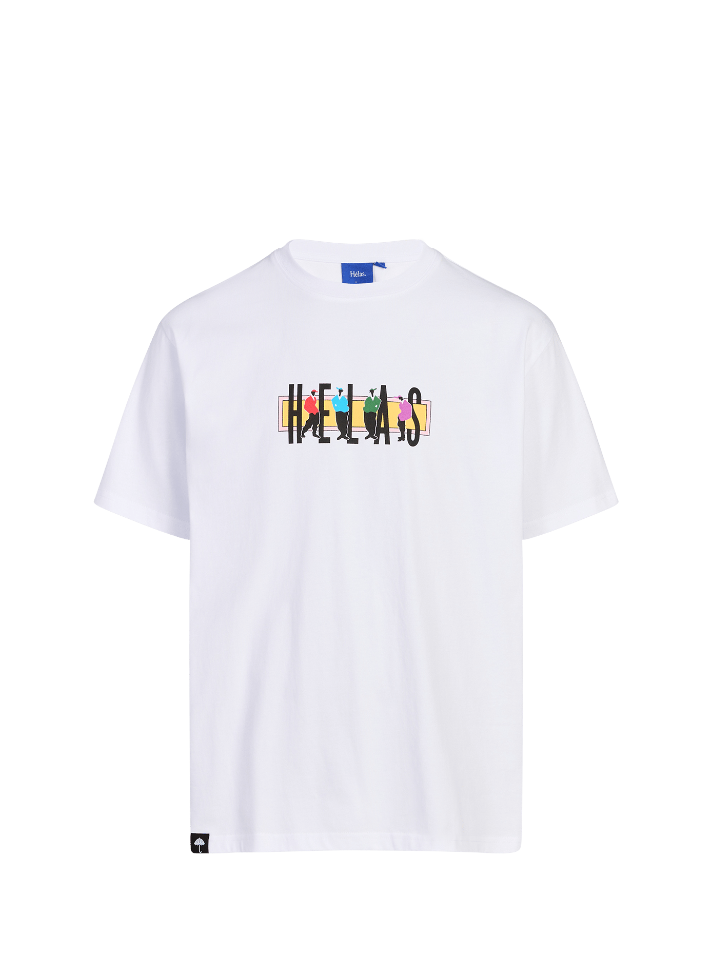 Printed Jazzy Tee cotton T-shirt HELAS CAPS White
