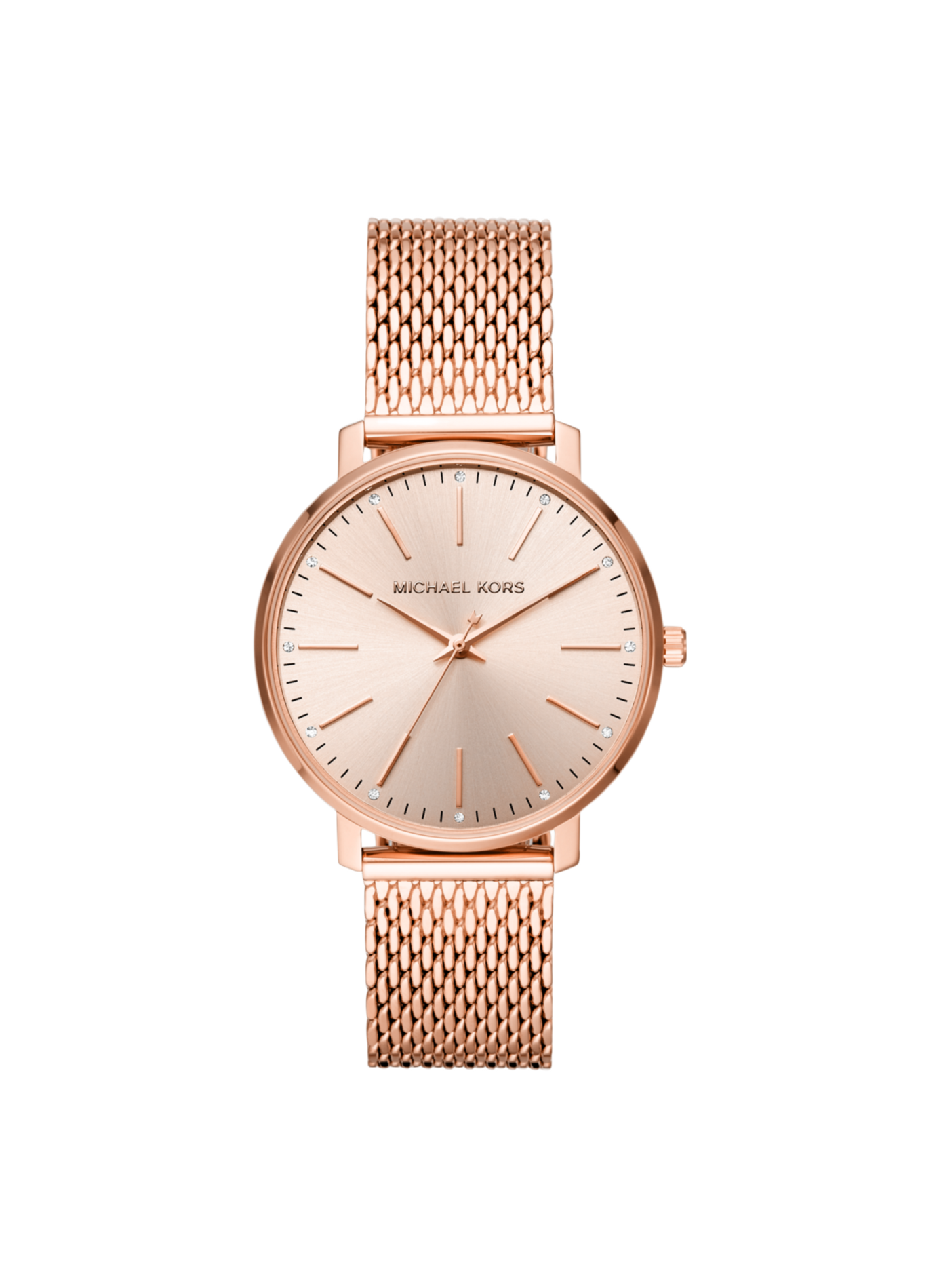 Montre Pyper en acier inoxydable MICHAEL KORS MONTRES Rose